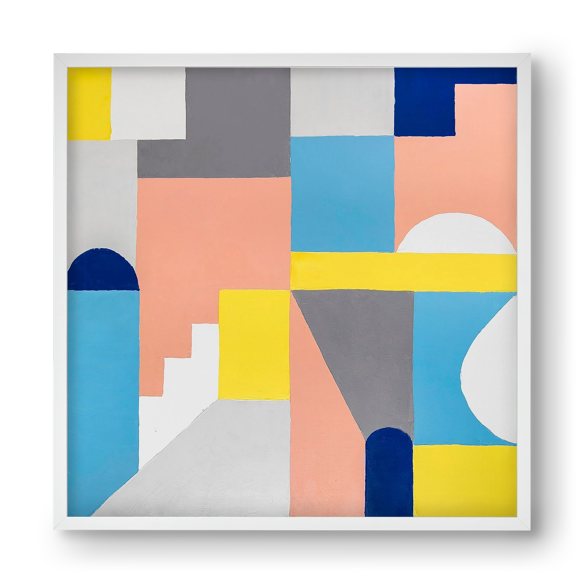 Kingdom, 40x40 cm (40x40 cm), Fehér keret