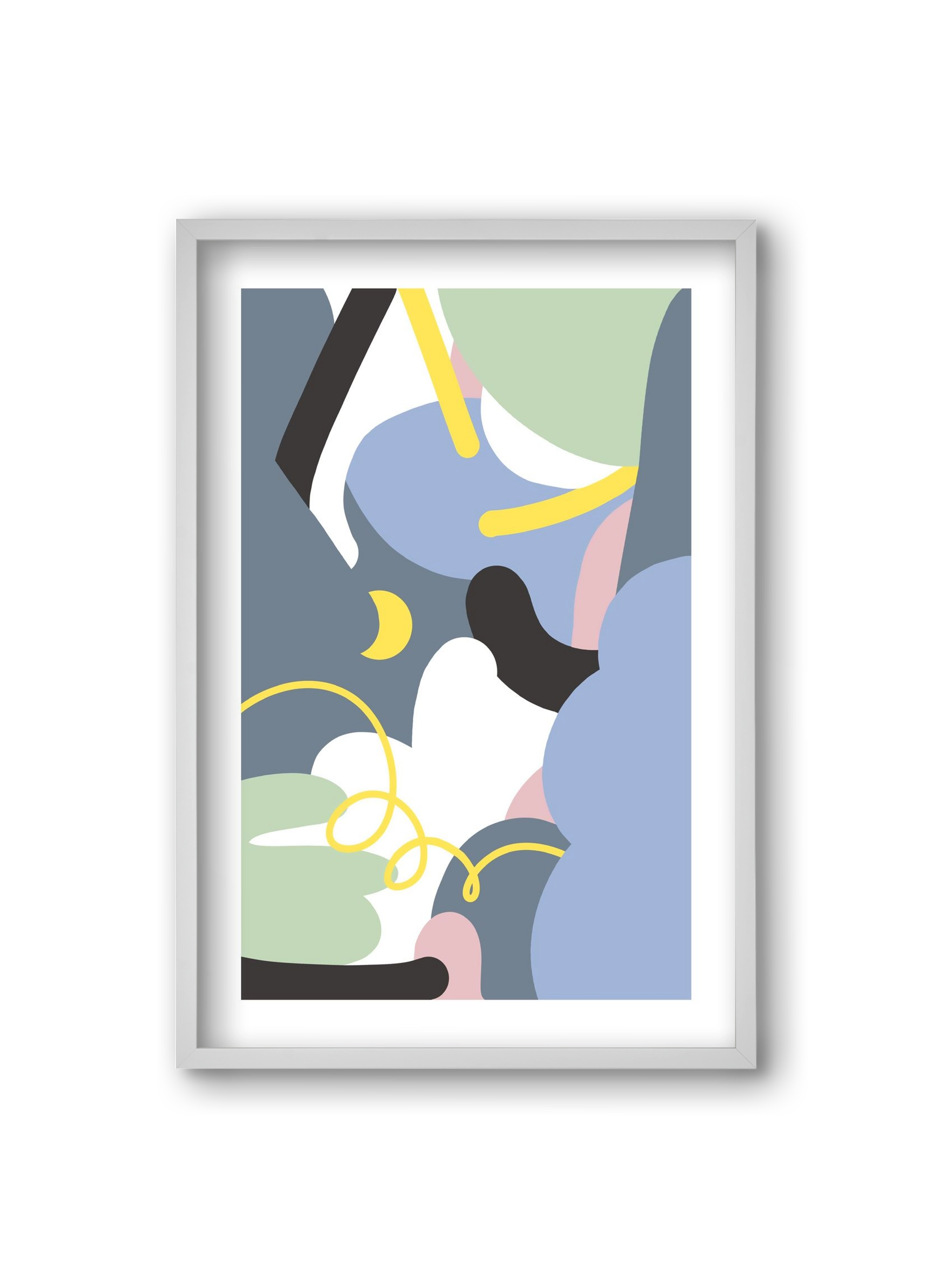 Moonlight, 20x30 cm (20x30 cm), Fehér keret