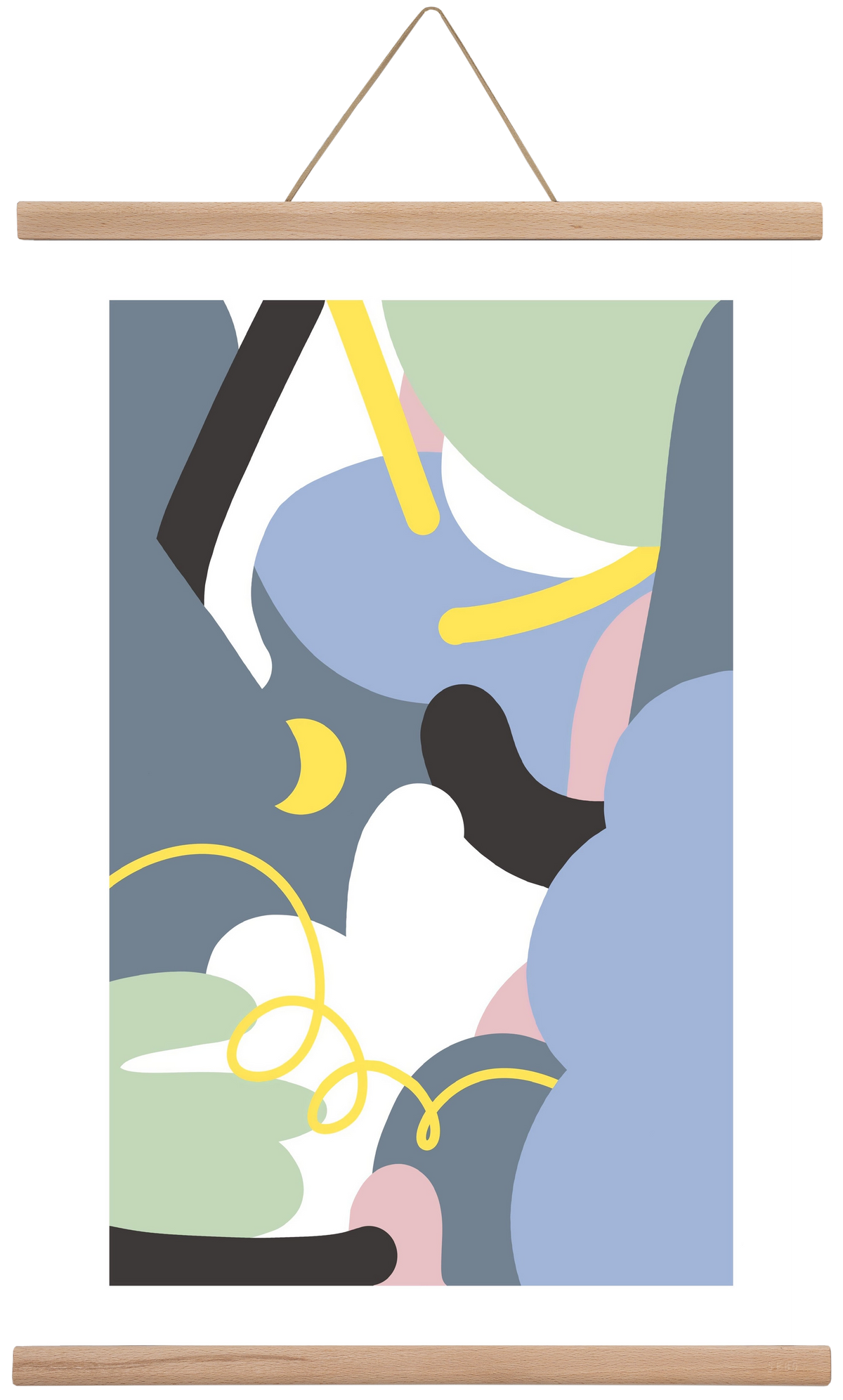 Moonlight, 40x60 cm (40x60 cm), Tölgy akasztó