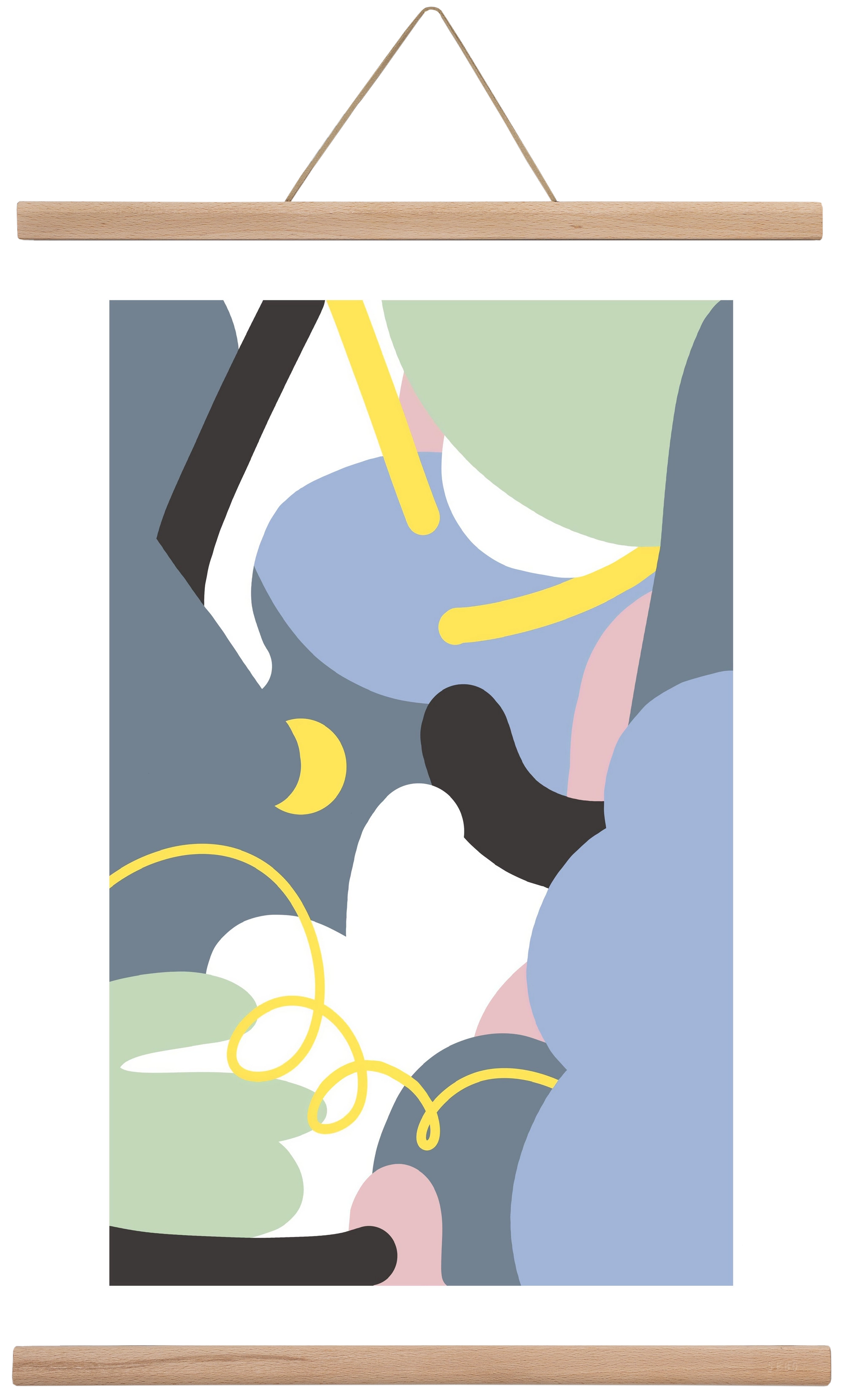 Moonlight, 40x60 cm (40x60 cm), Tölgy akasztó