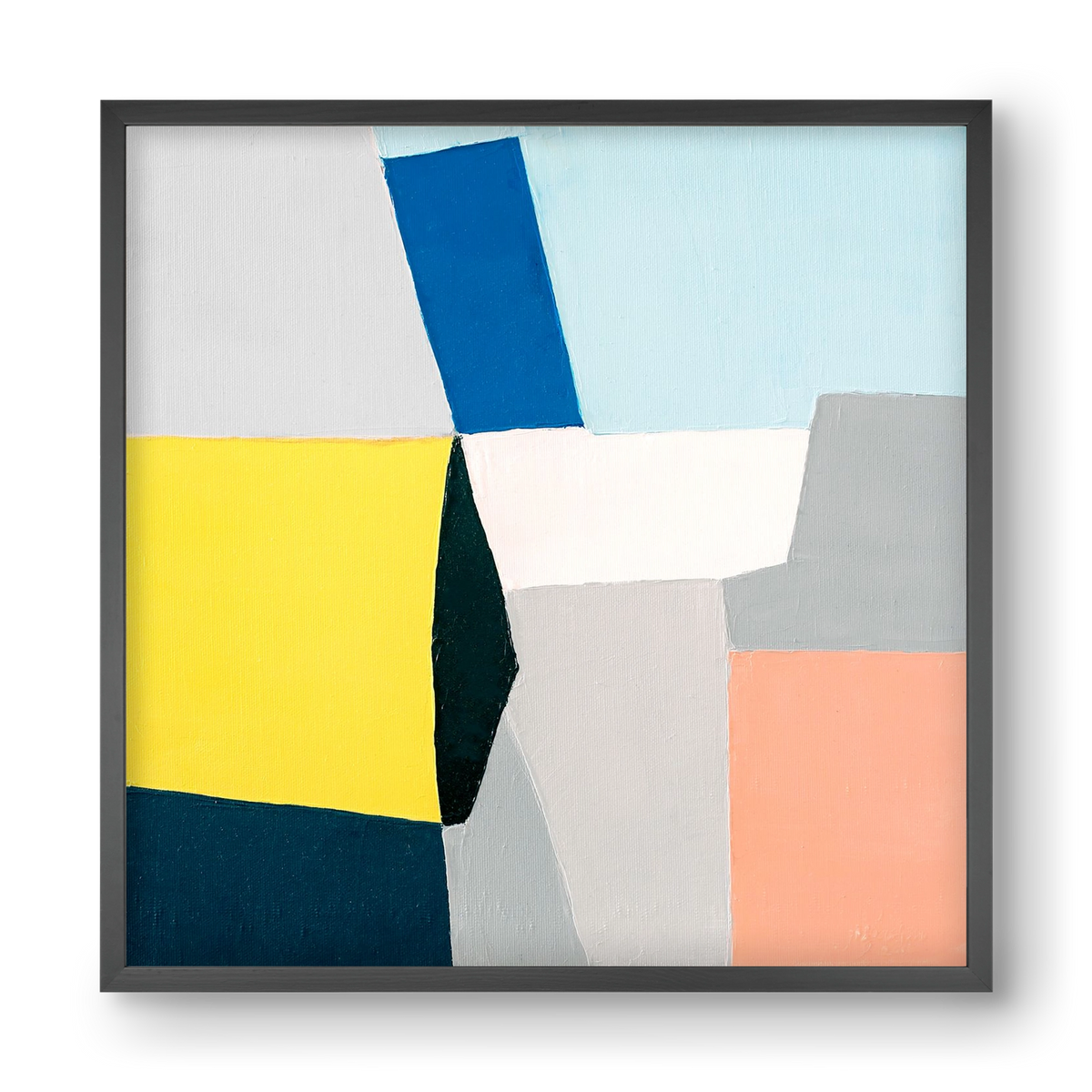 Fragments, 40x40 cm (40x40 cm), Fekete keret