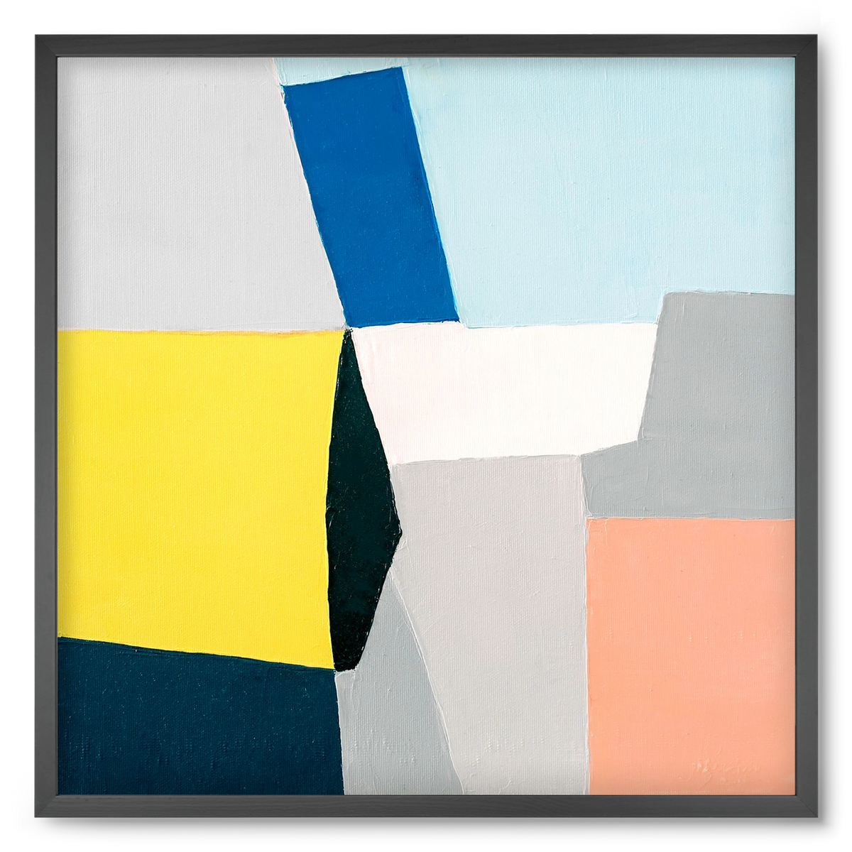 Fragments, 50x50 cm (50x50 cm), Fekete keret