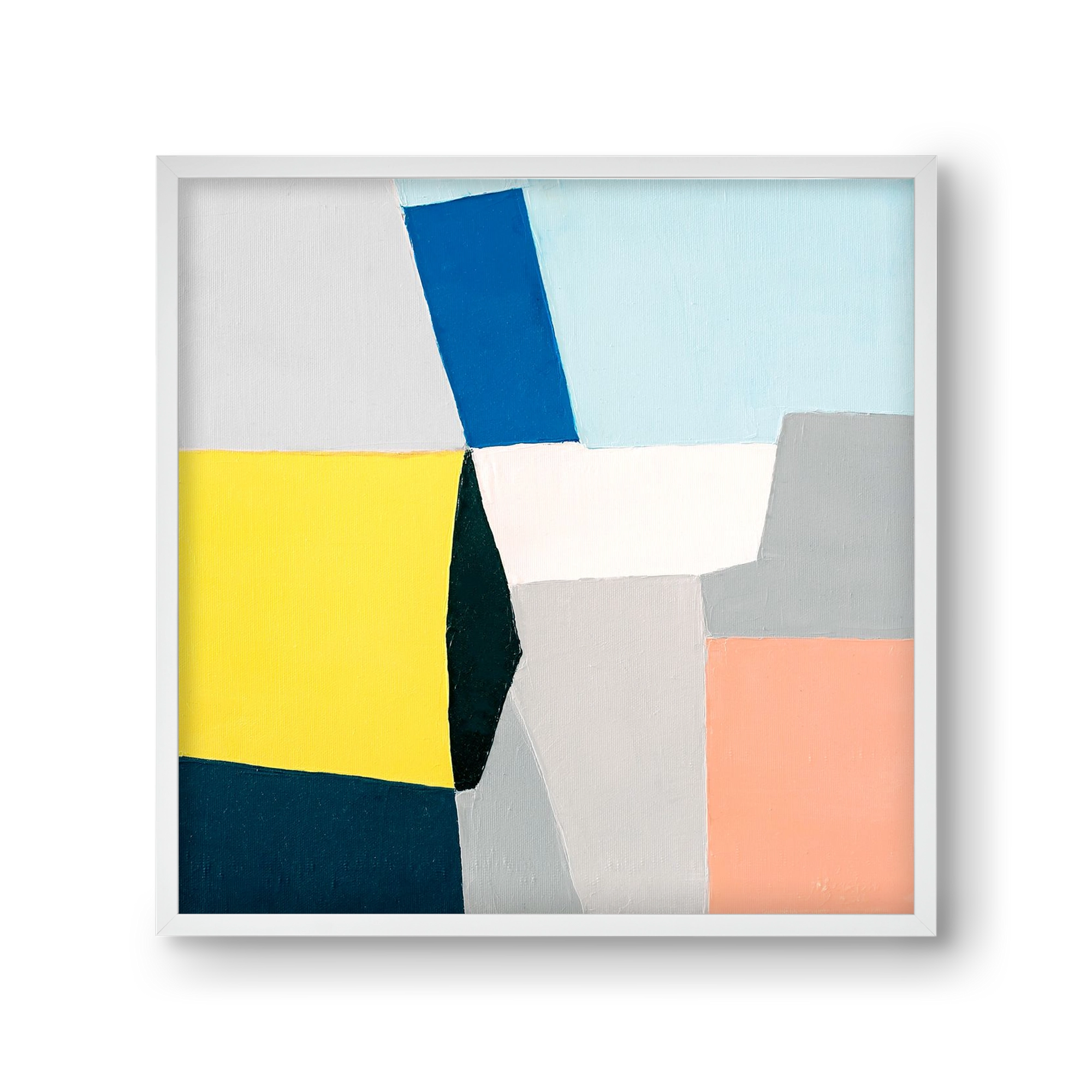 Fragments, 30x30 cm (30x30 cm), Fehér keret