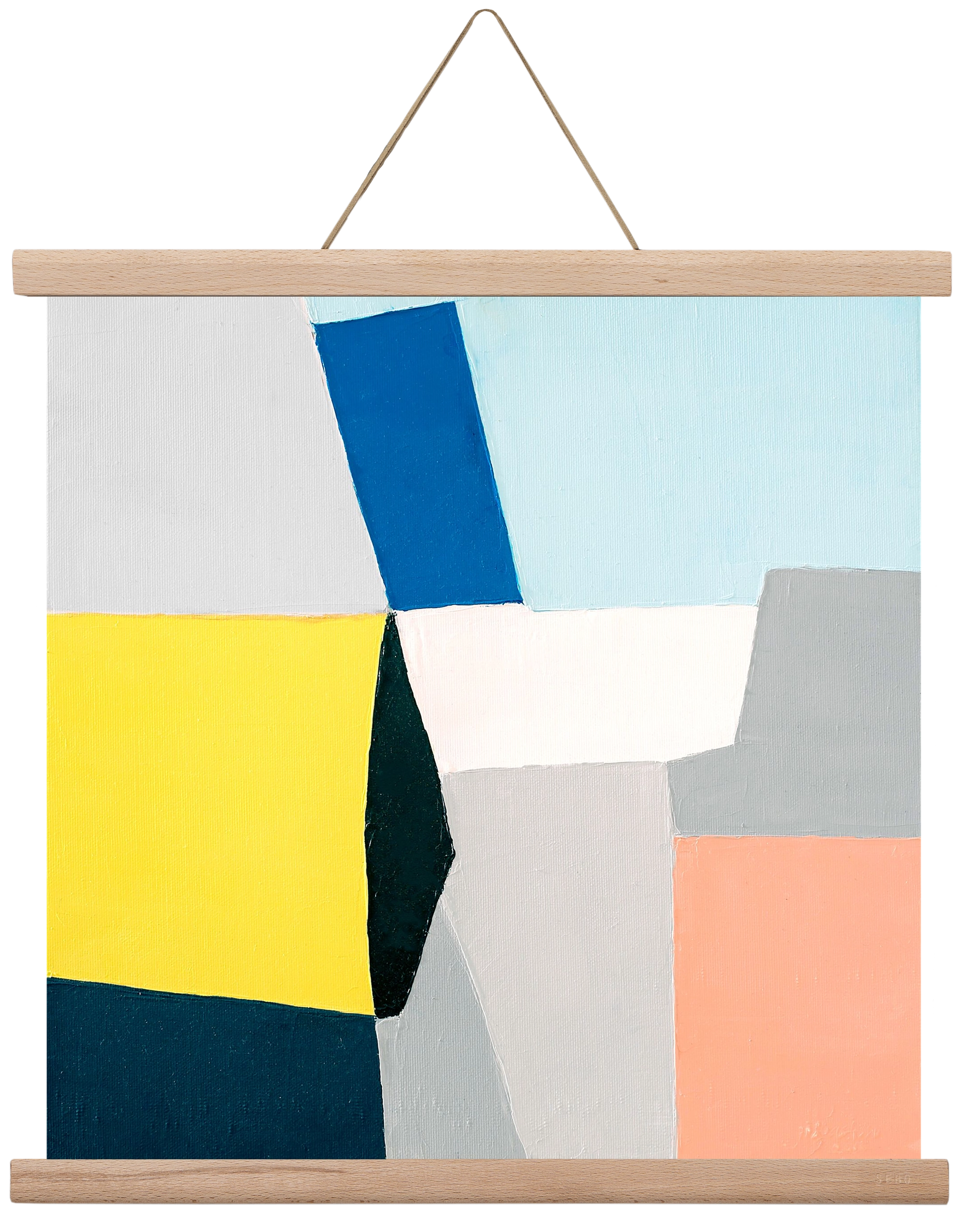 Fragments, 40x40 cm (40x40 cm), Tölgy akasztó