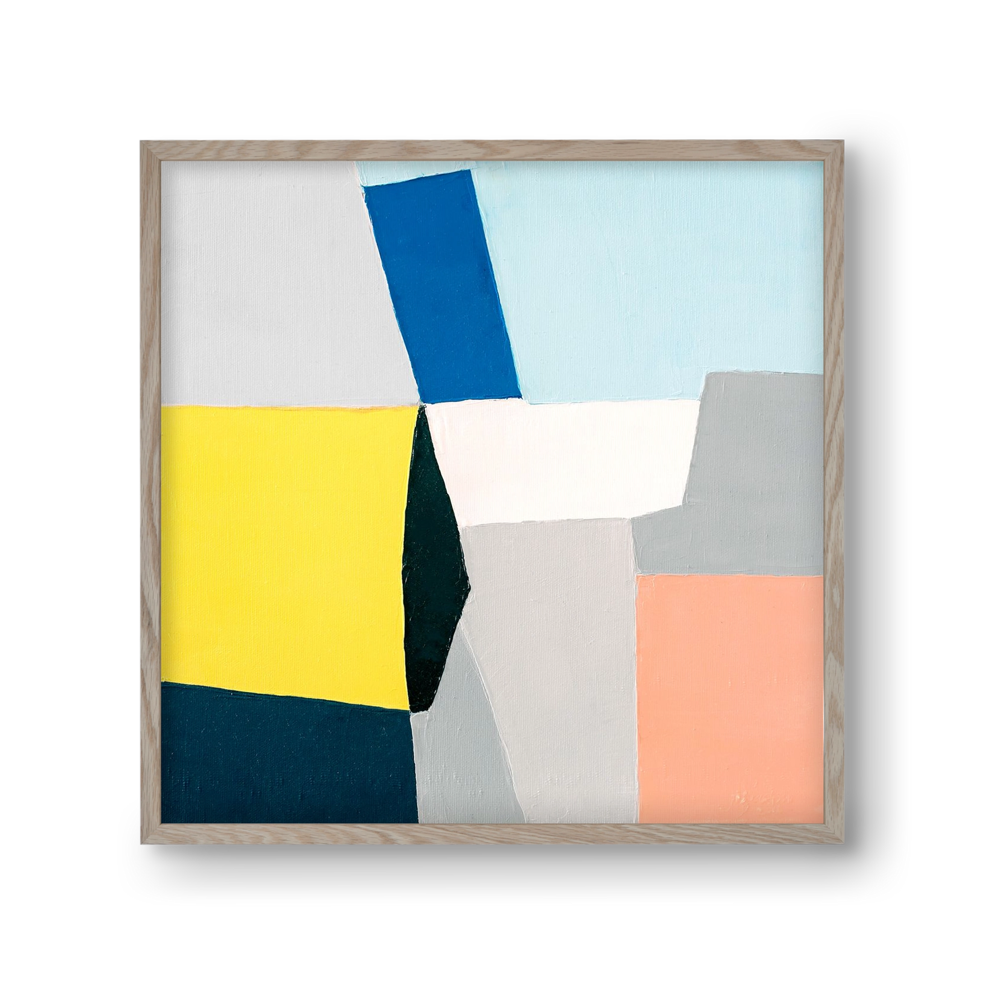 Fragments, 30x30 cm (30x30 cm), Tölgy keret