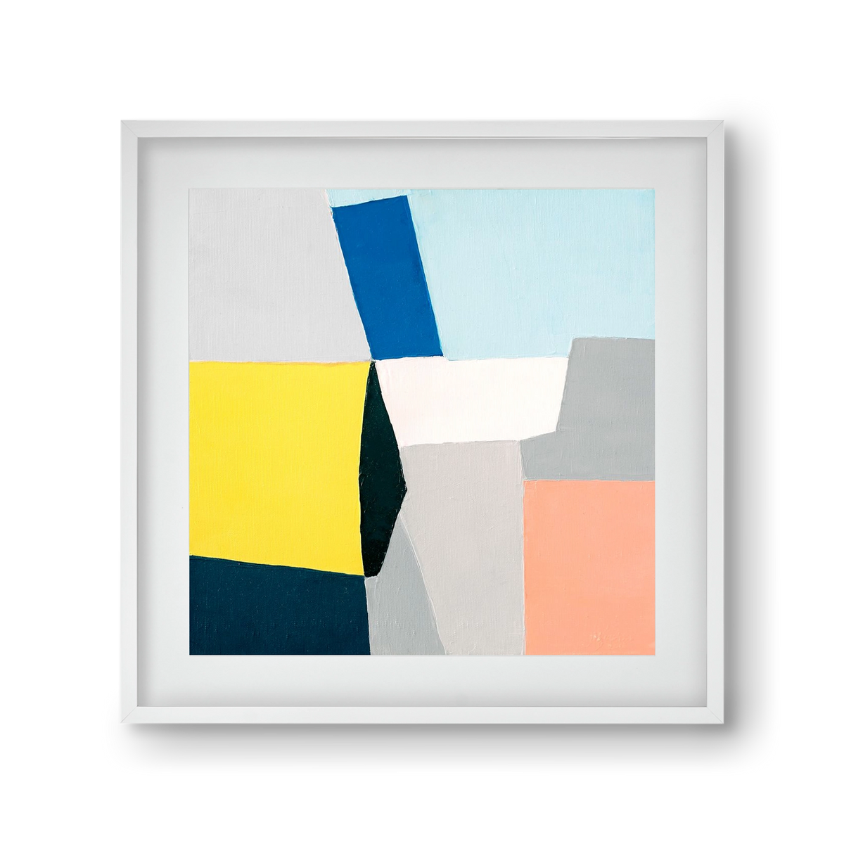 Fragments, 30x30 cm (20x20 cm), Fehér keret, paszpartuval