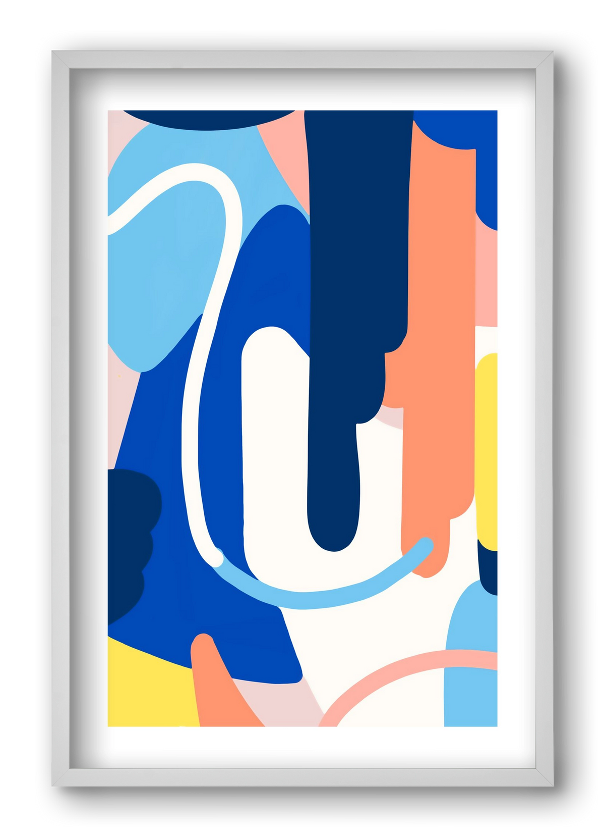 Melt, 40x60 cm (40x60 cm), Fehér keret