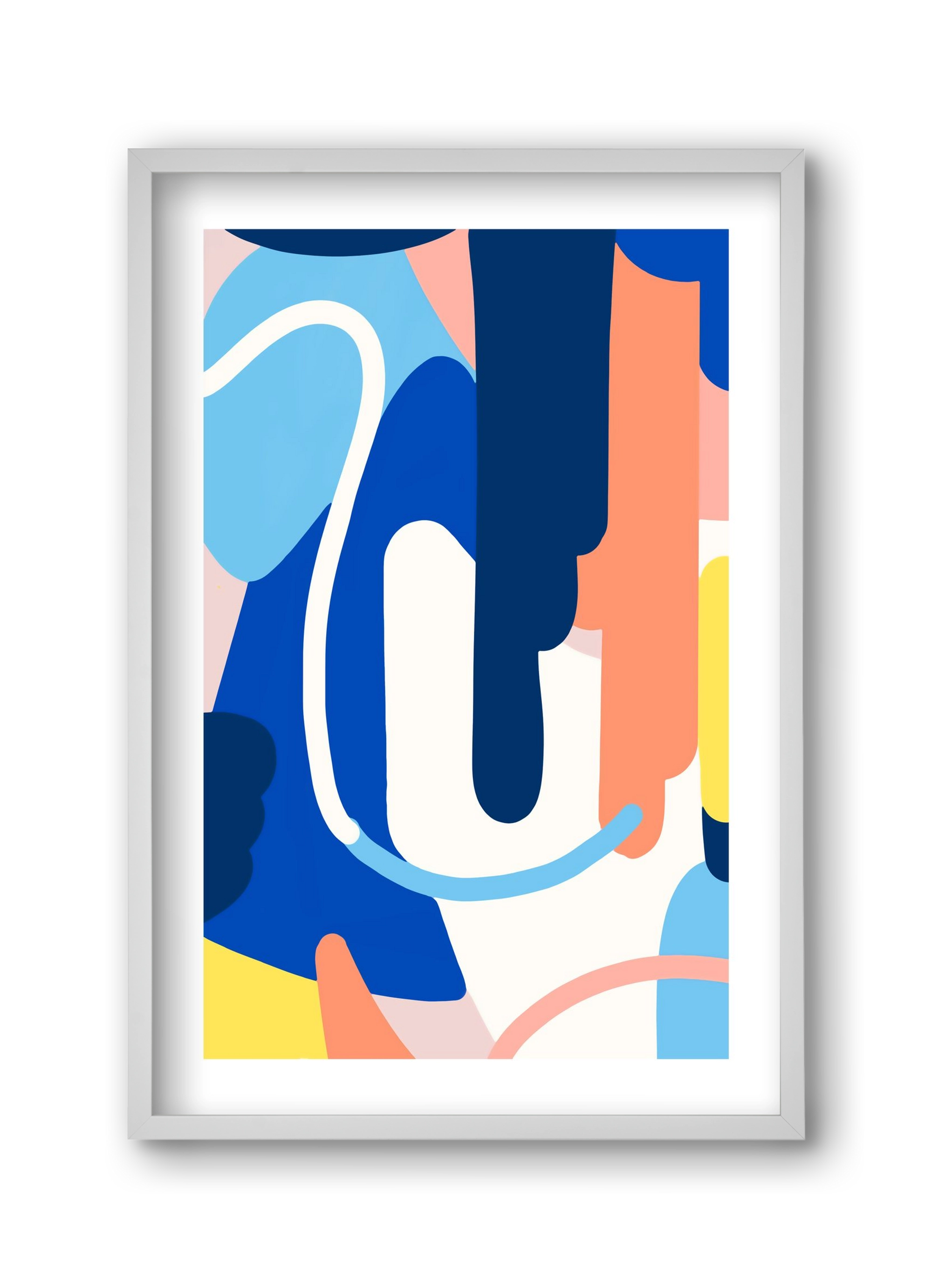 Melt, 30x45 cm (30x45 cm), Fehér keret