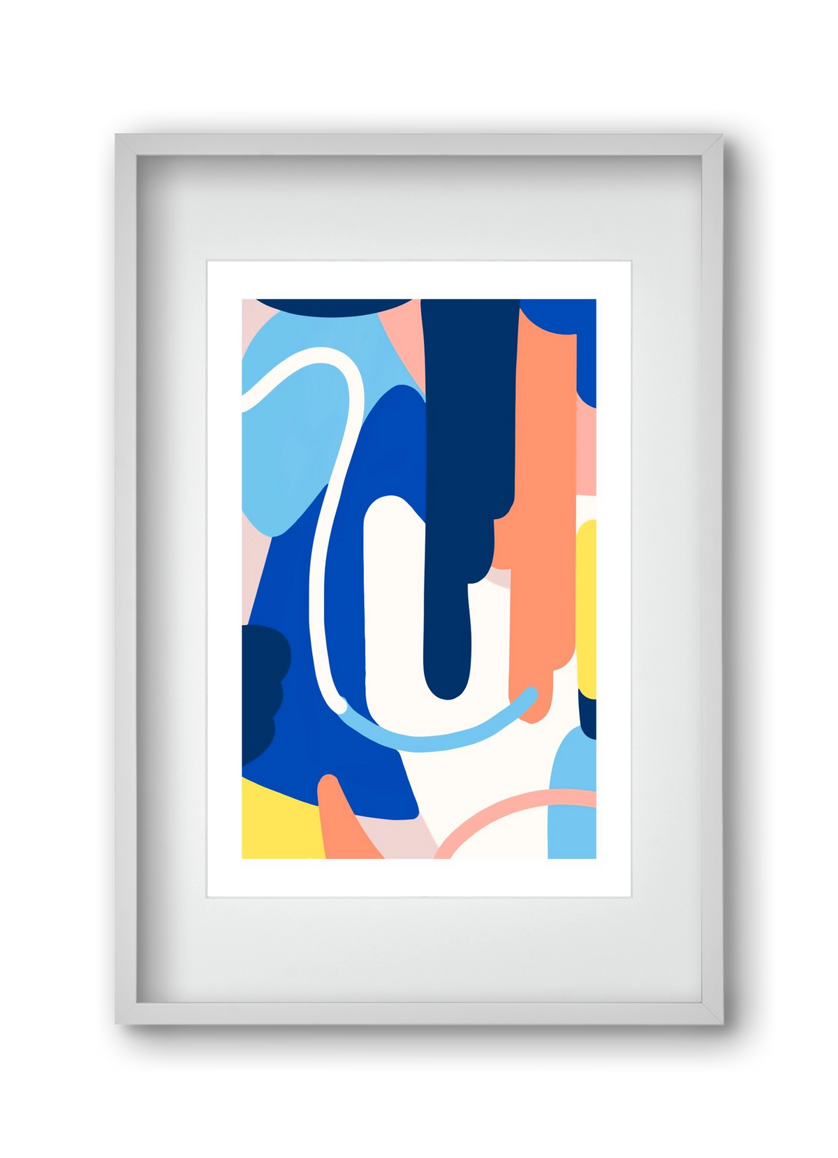 Melt, 30x45 cm (20x30 cm), Fehér keret, paszpartuval