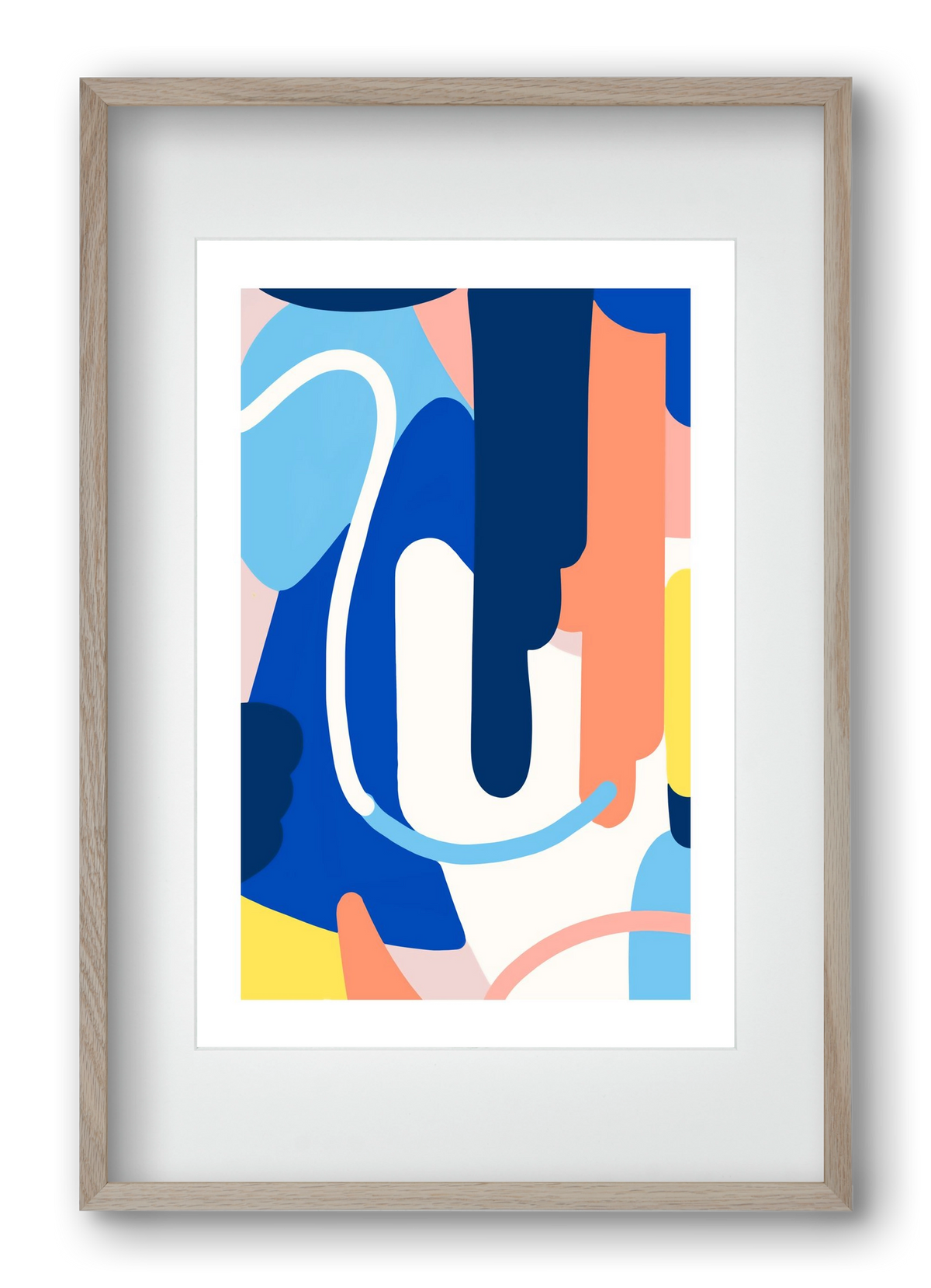 Melt, 40x60 cm (30x45 cm), Tölgy keret, paszpartuval