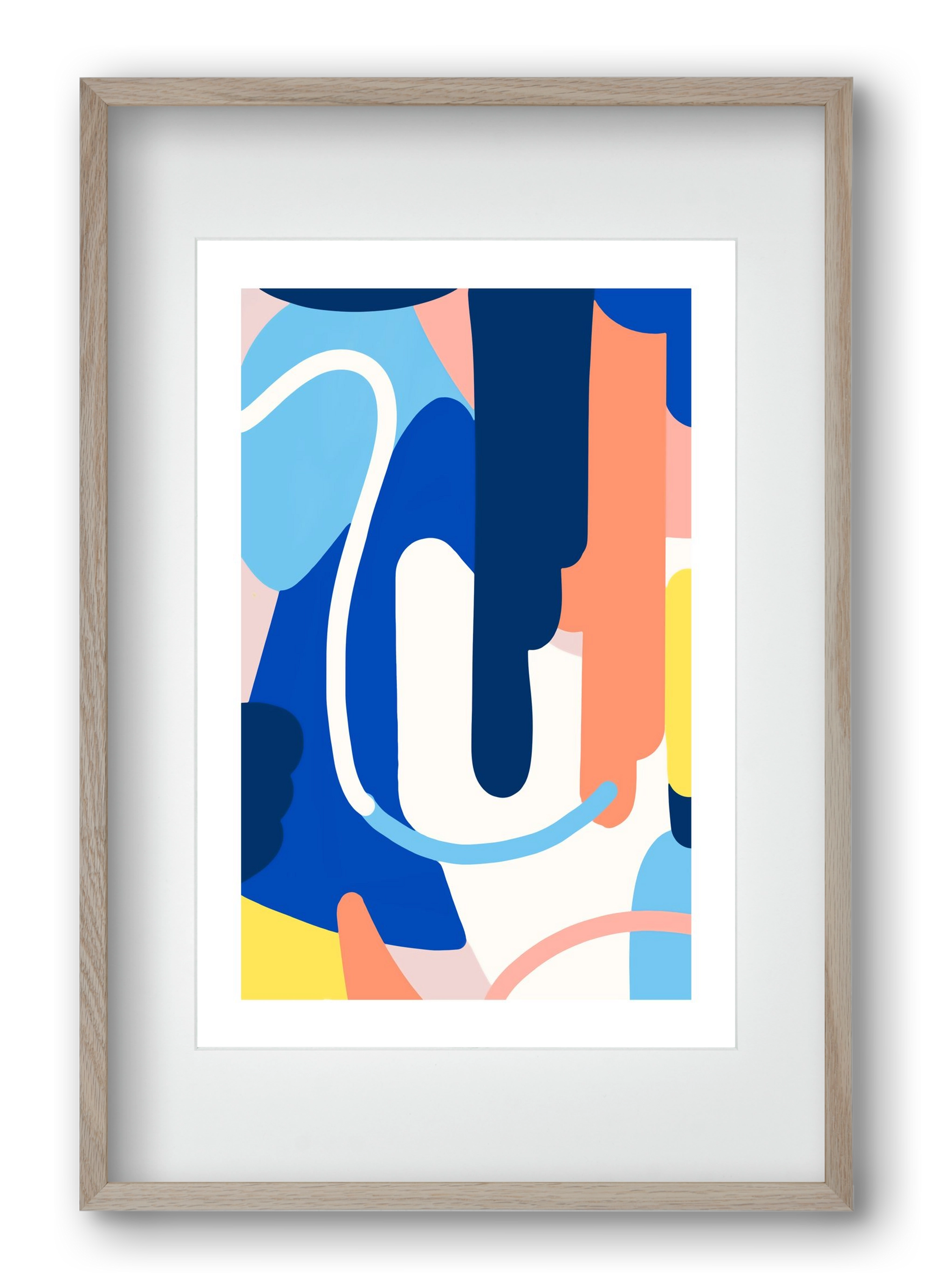 Melt, 40x60 cm (30x45 cm), Tölgy keret, paszpartuval