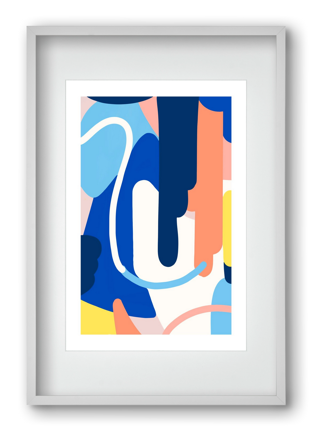 Melt, 40x60 cm (30x45 cm), Fehér keret, paszpartuval