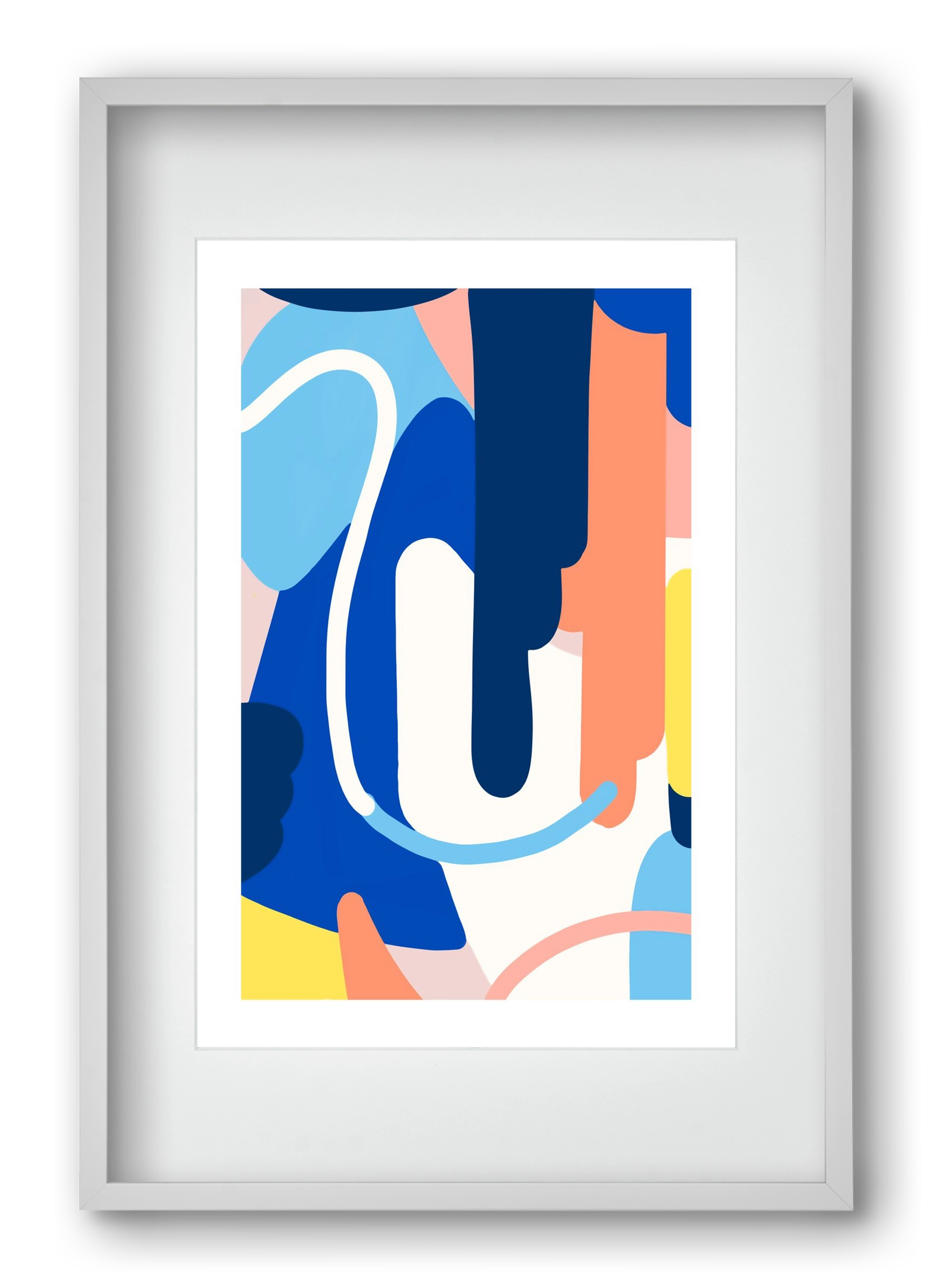 Melt, 40x60 cm (30x45 cm), Fehér keret, paszpartuval