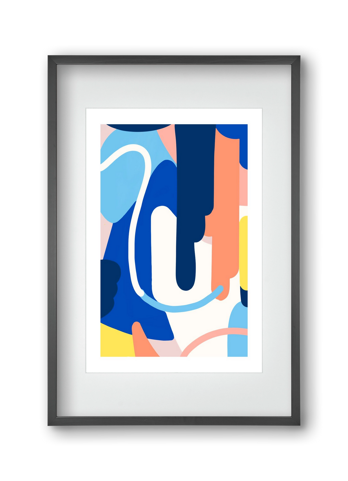 Melt, 30x45 cm (20x30 cm), Fekete keret, paszpartuval