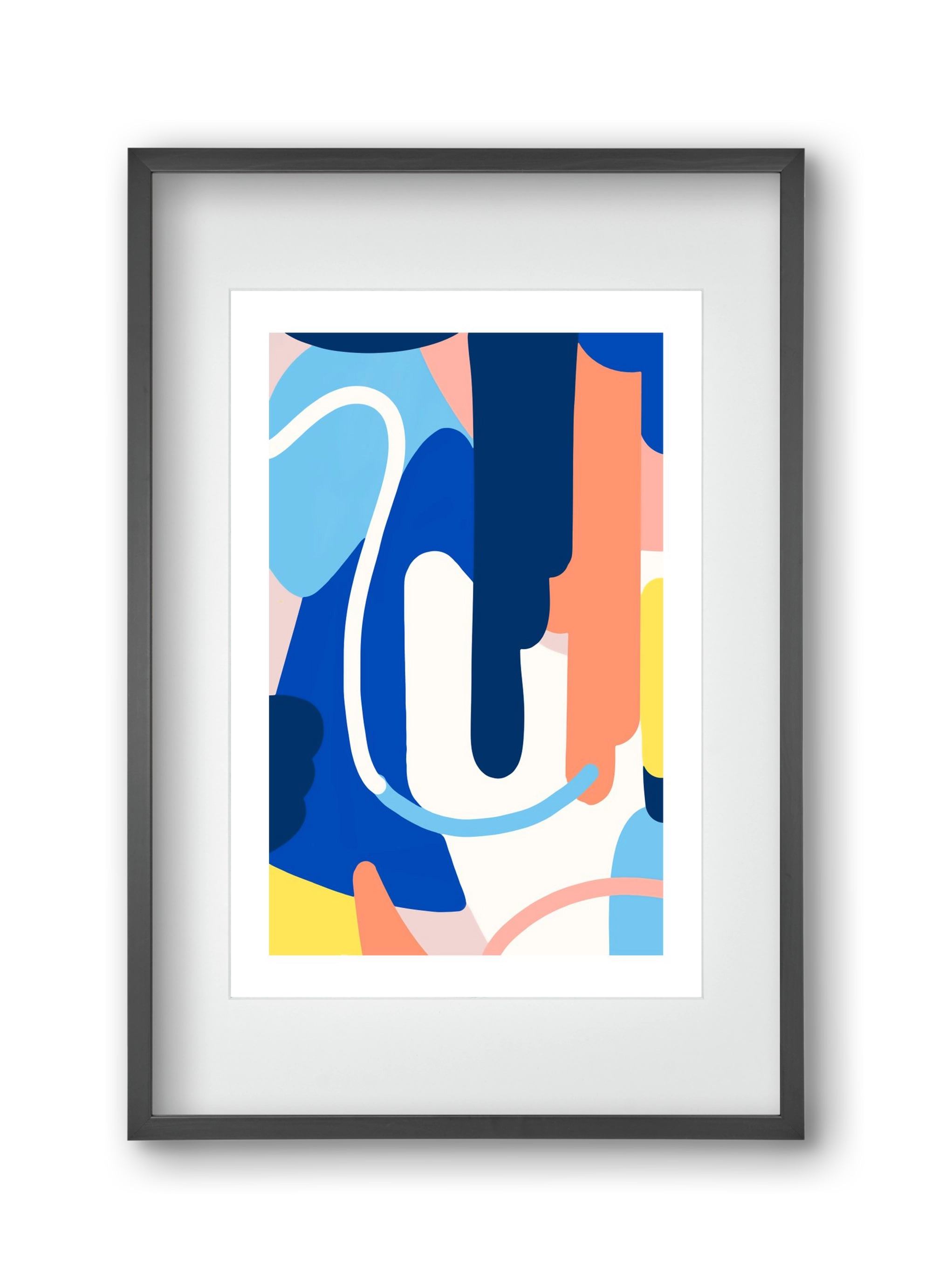 Melt, 30x45 cm (20x30 cm), Fekete keret, paszpartuval