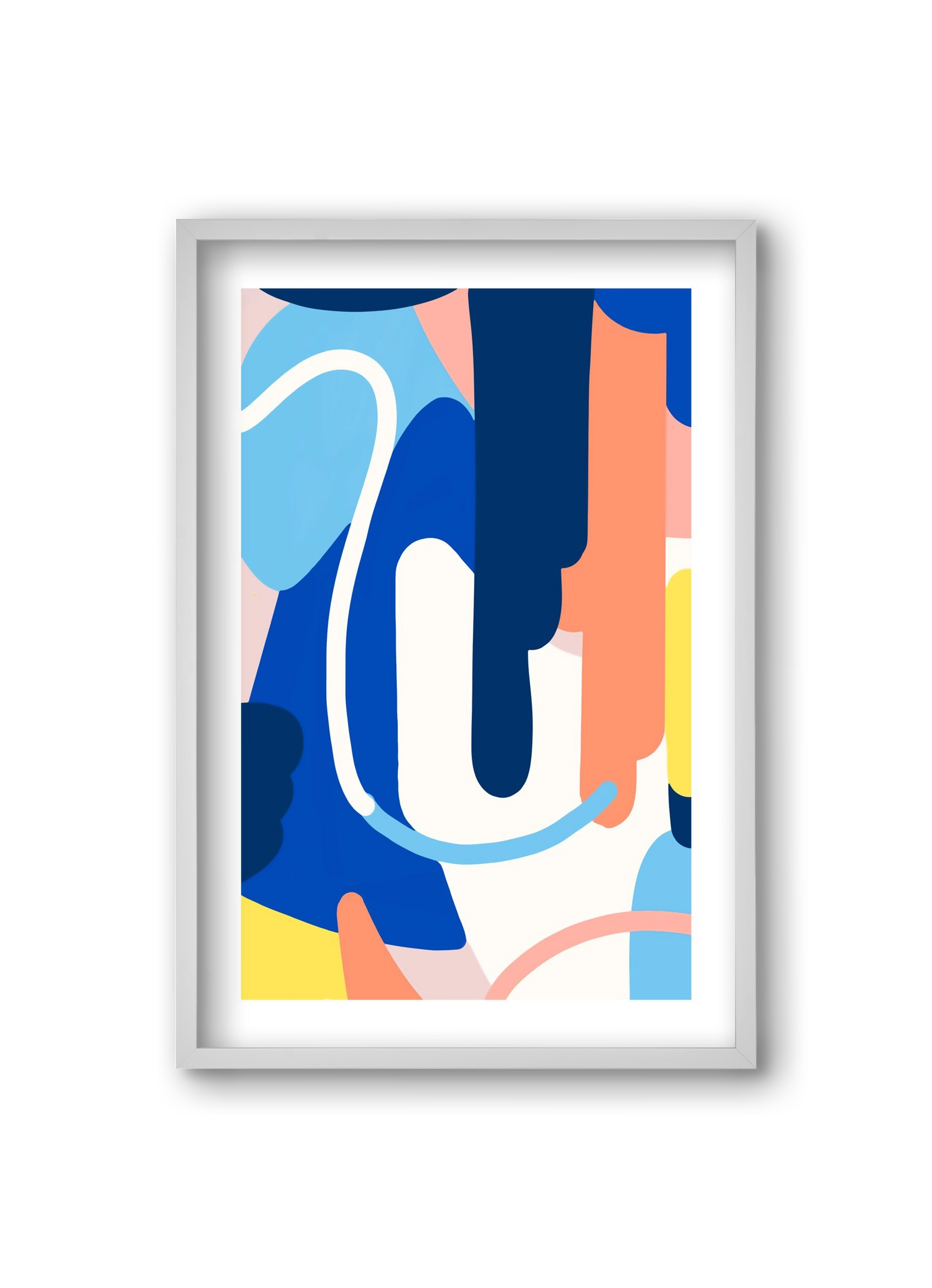 Melt, 20x30 cm (20x30 cm), Fehér keret