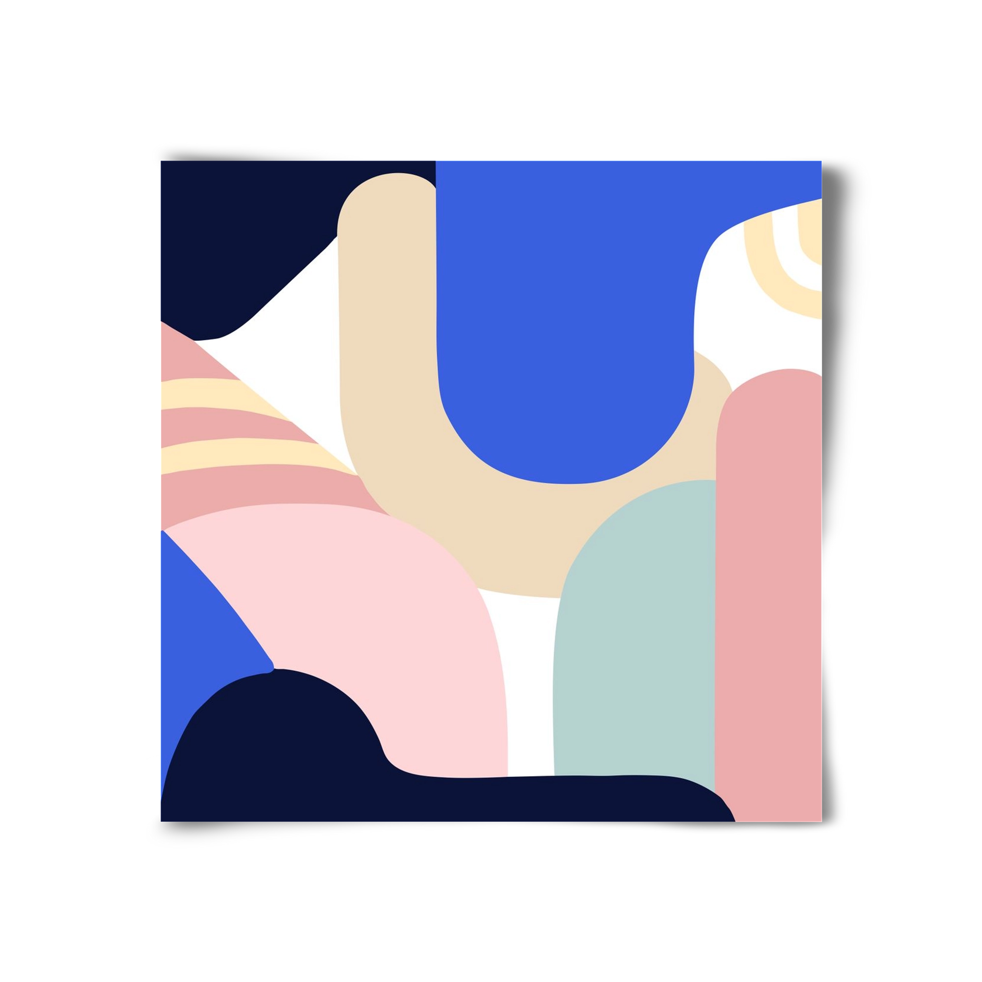 Blue Monday II., 30x30 cm, Keret nélkül