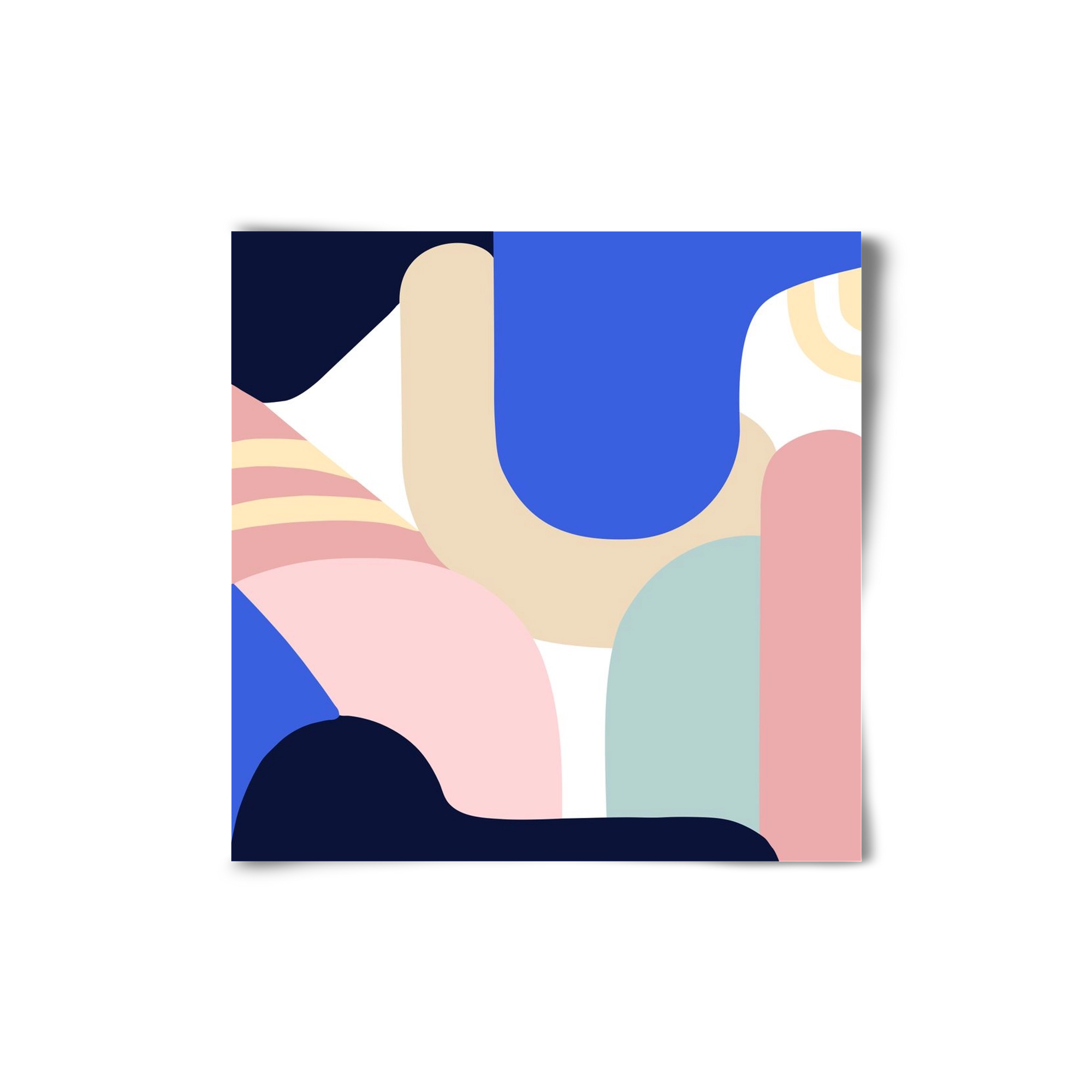 Blue Monday II., 20x20 cm, Keret nélkül