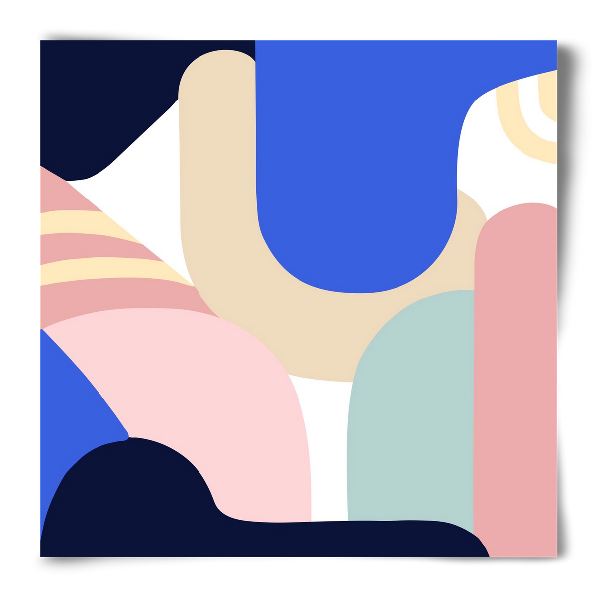 Blue Monday II., 50x50 cm, Keret nélkül