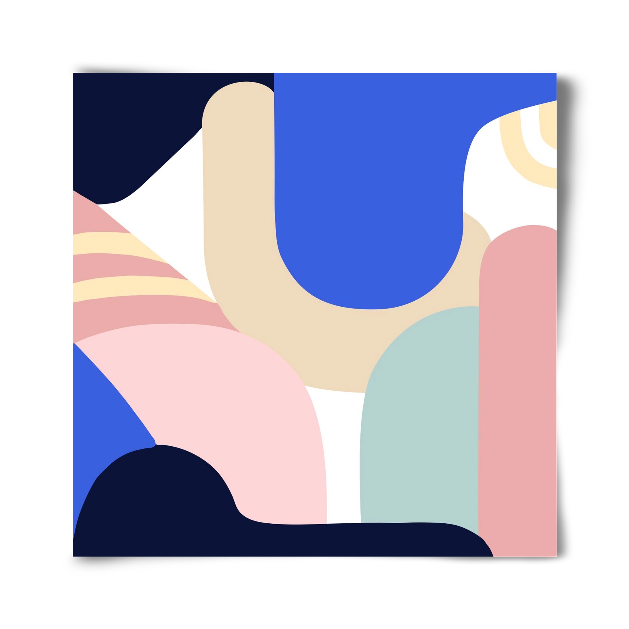 Blue Monday II., 40x40 cm, Keret nélkül