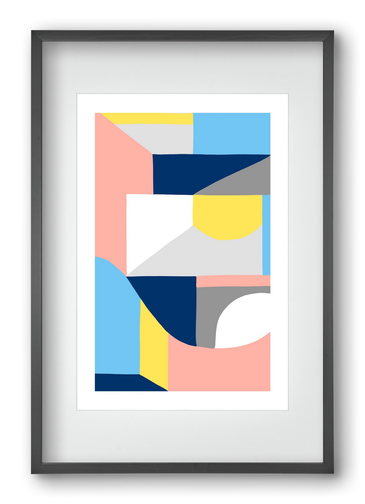 Weaver, 40x60 cm (30x45 cm), Fekete keret, paszpartuval