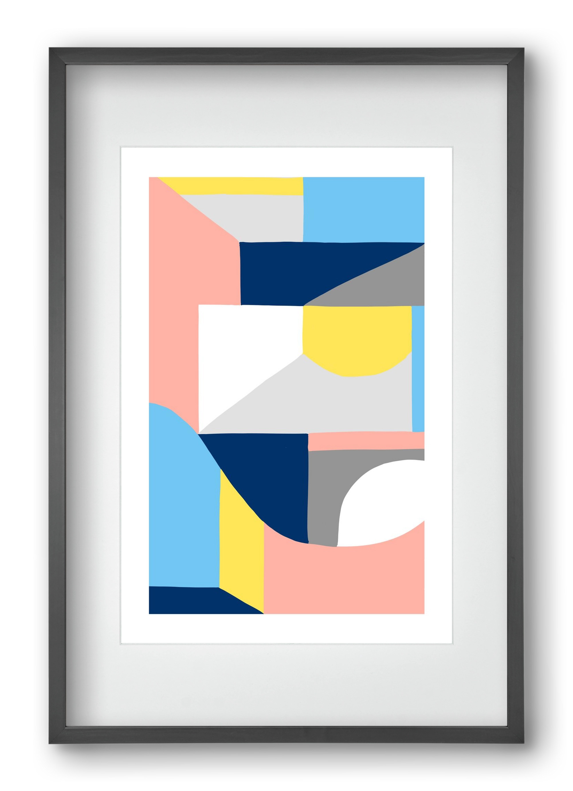 Weaver, 40x60 cm (30x45 cm), Fekete keret, paszpartuval