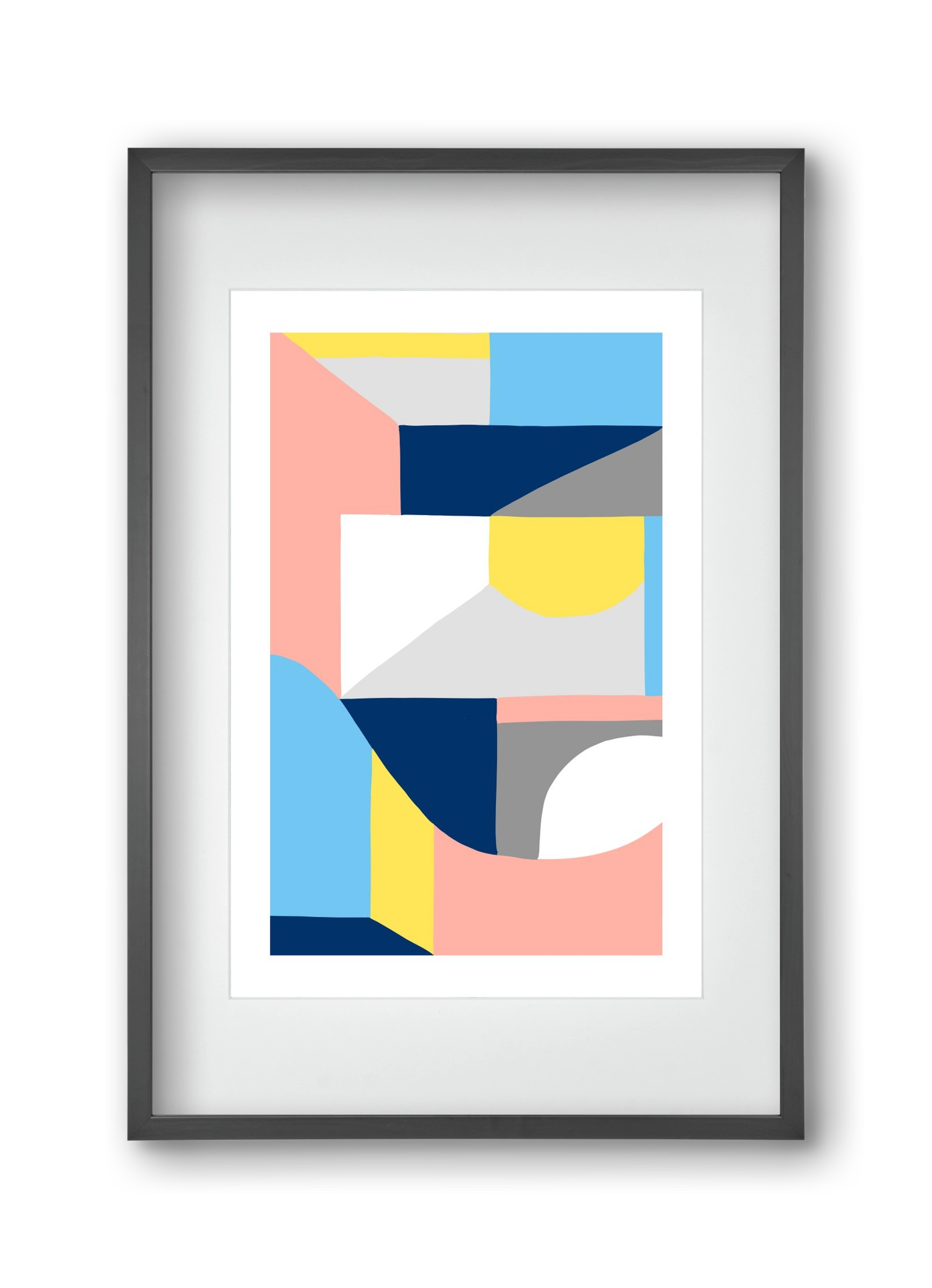 Weaver, 30x45 cm (20x30 cm), Fekete keret, paszpartuval