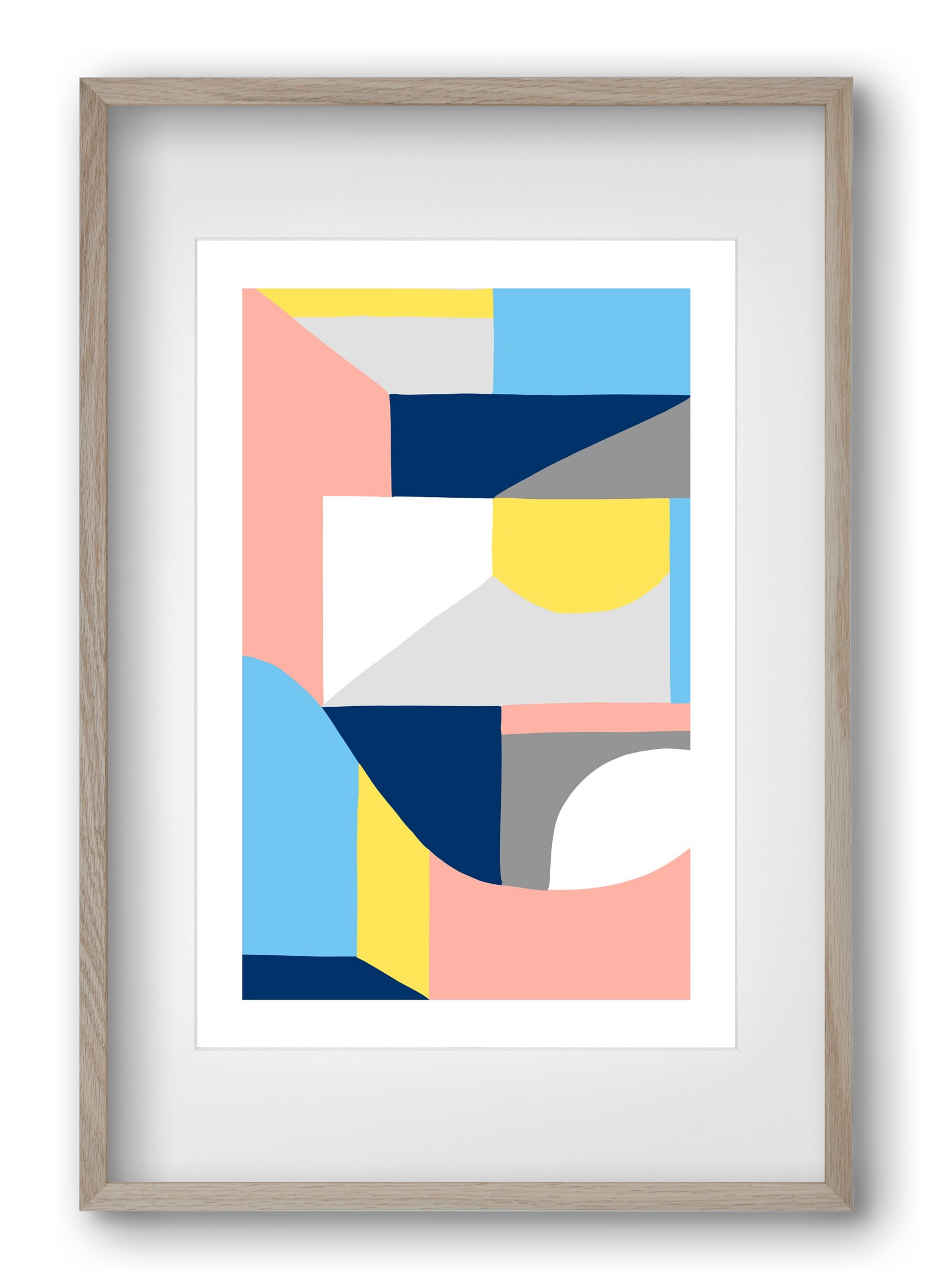 Weaver, 40x60 cm (30x45 cm), Tölgy keret, paszpartuval