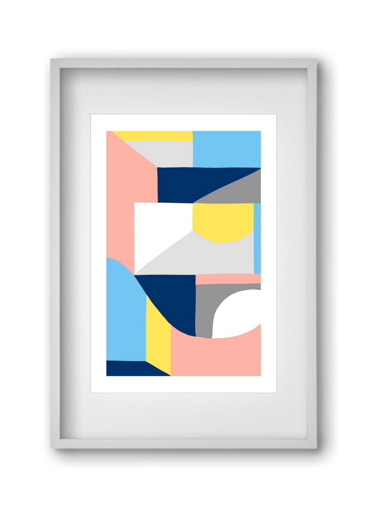 Weaver, 30x45 cm (20x30 cm), Fehér keret, paszpartuval