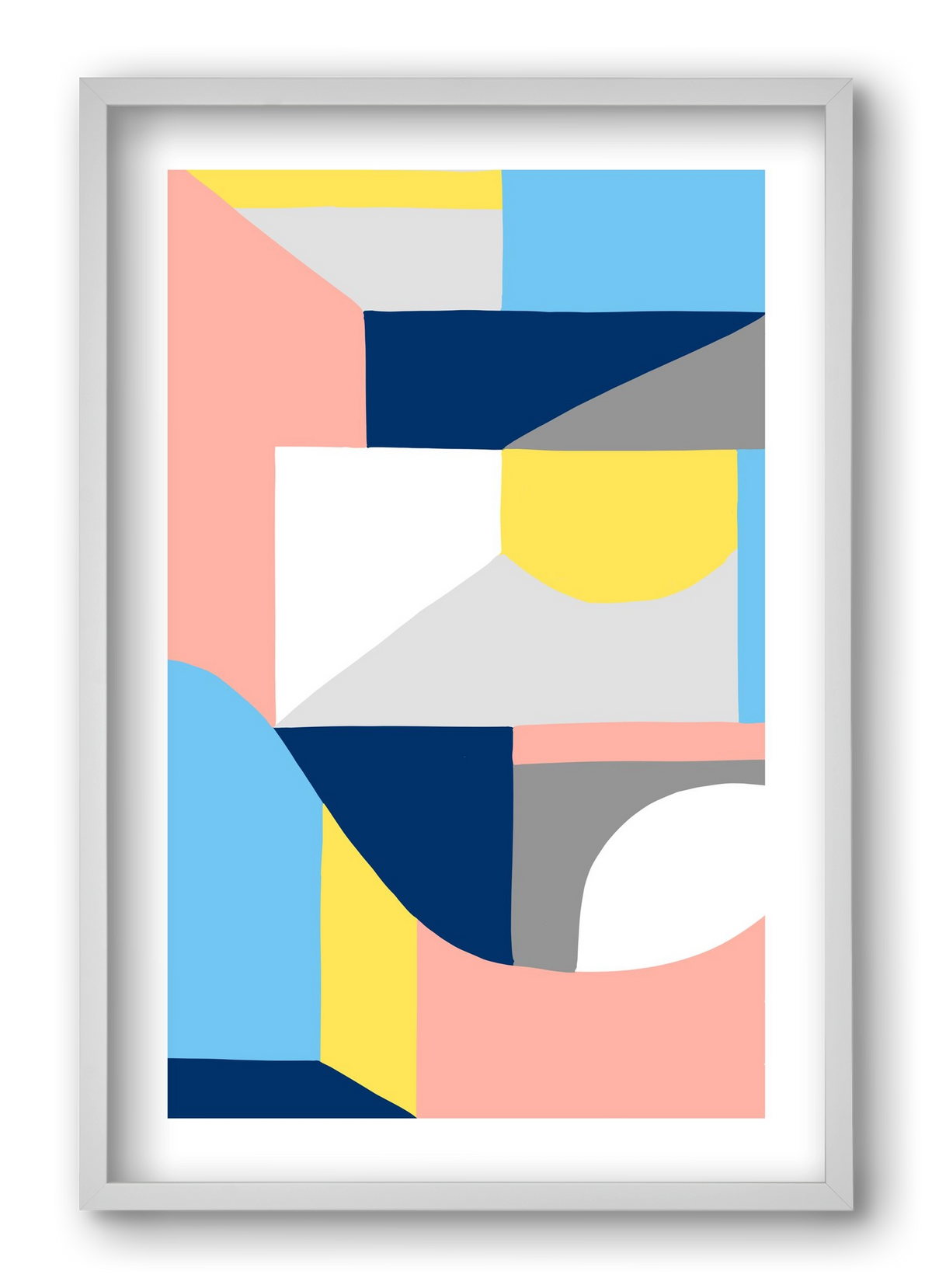 Weaver, 40x60 cm (40x60 cm), Fehér keret