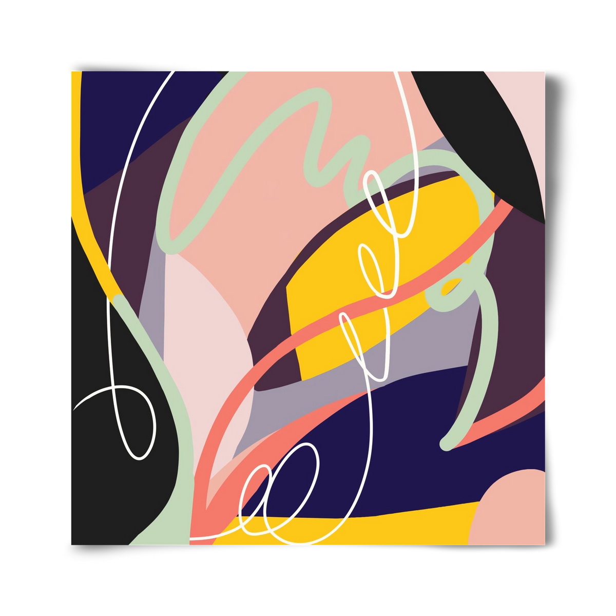 Botanical gardens, 40x40 cm, Keret nélkül