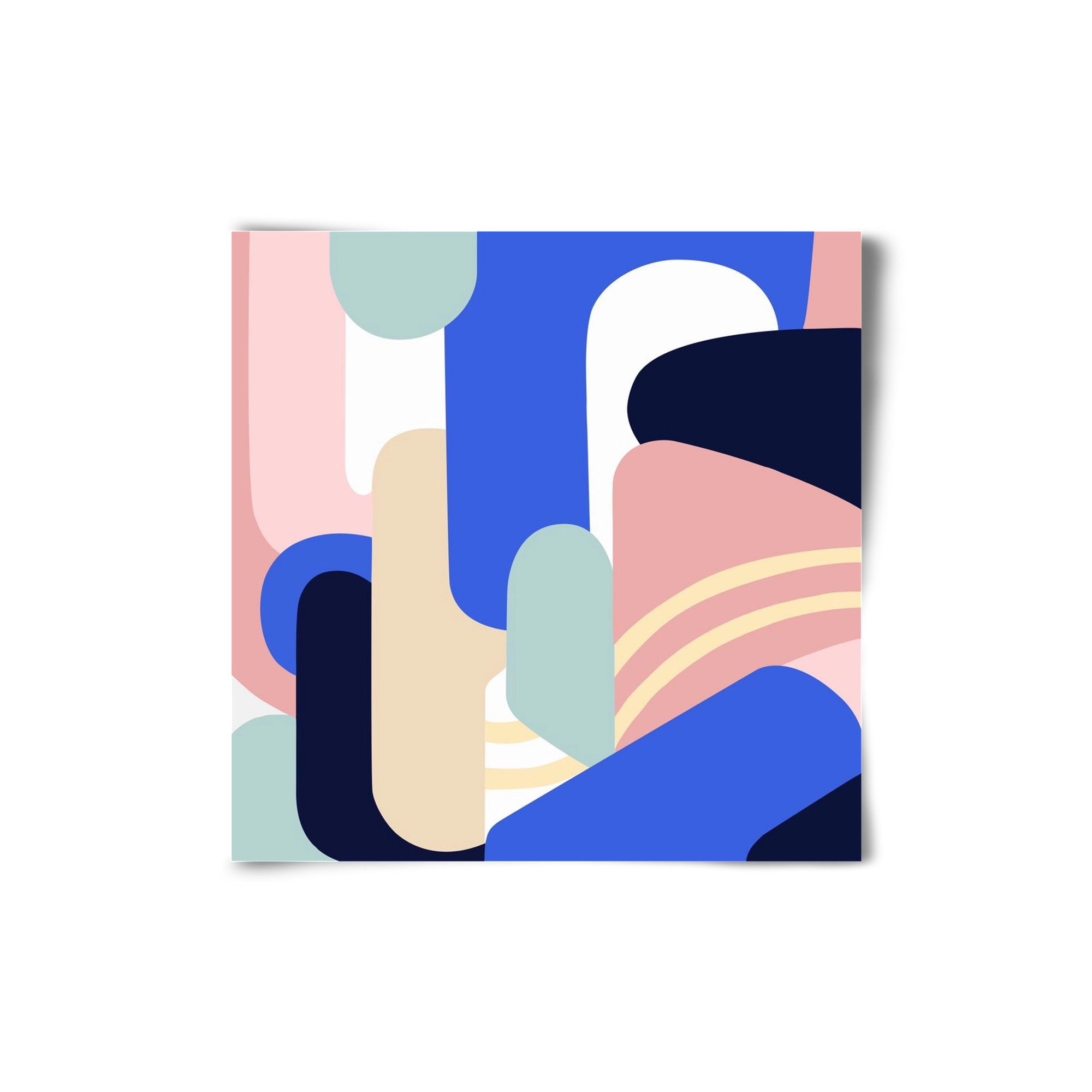 Someday mountains II., 20x20 cm, Keret nélkül