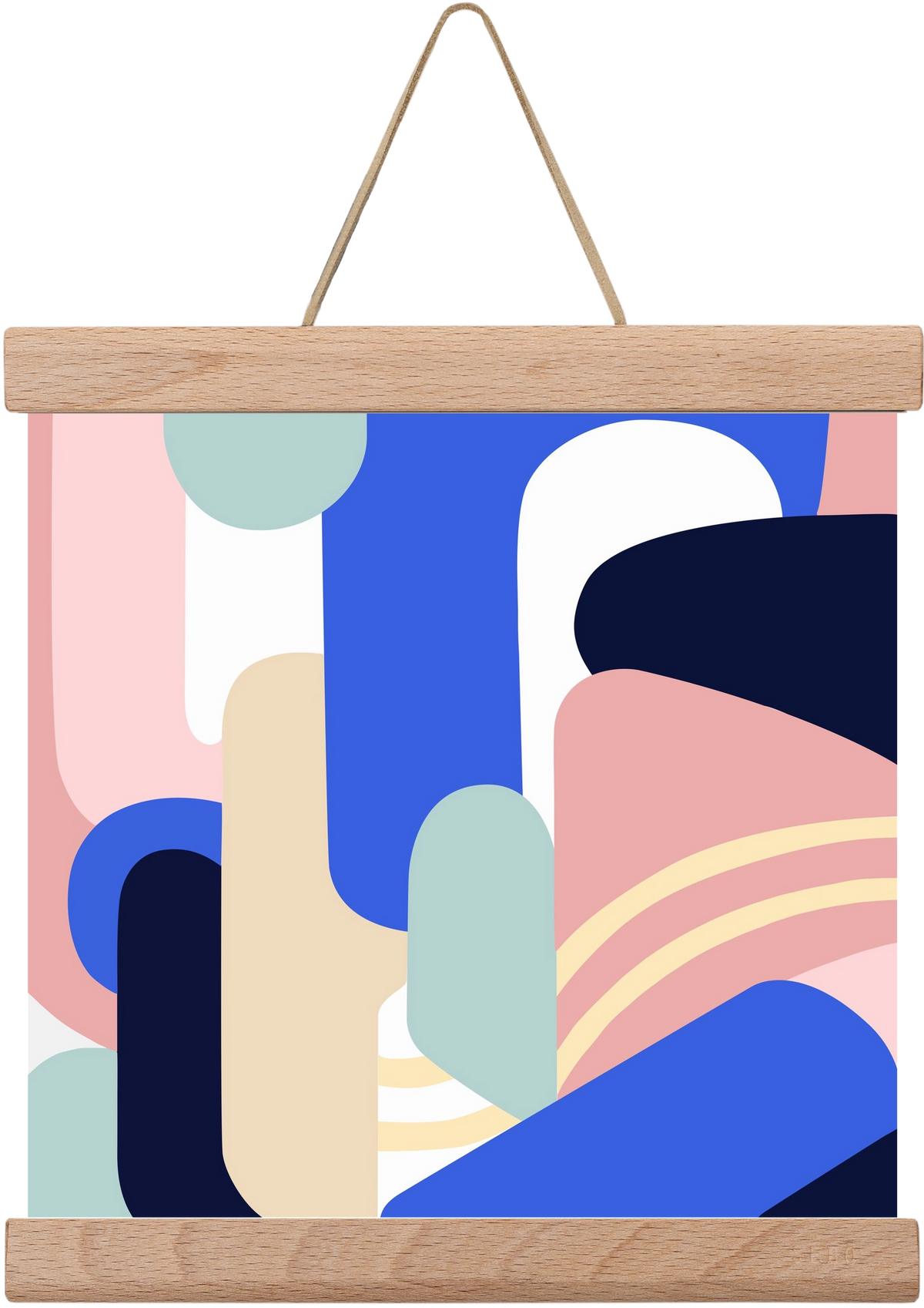 Someday mountains II., 20x20 cm (20x20 cm), Tölgy akasztó