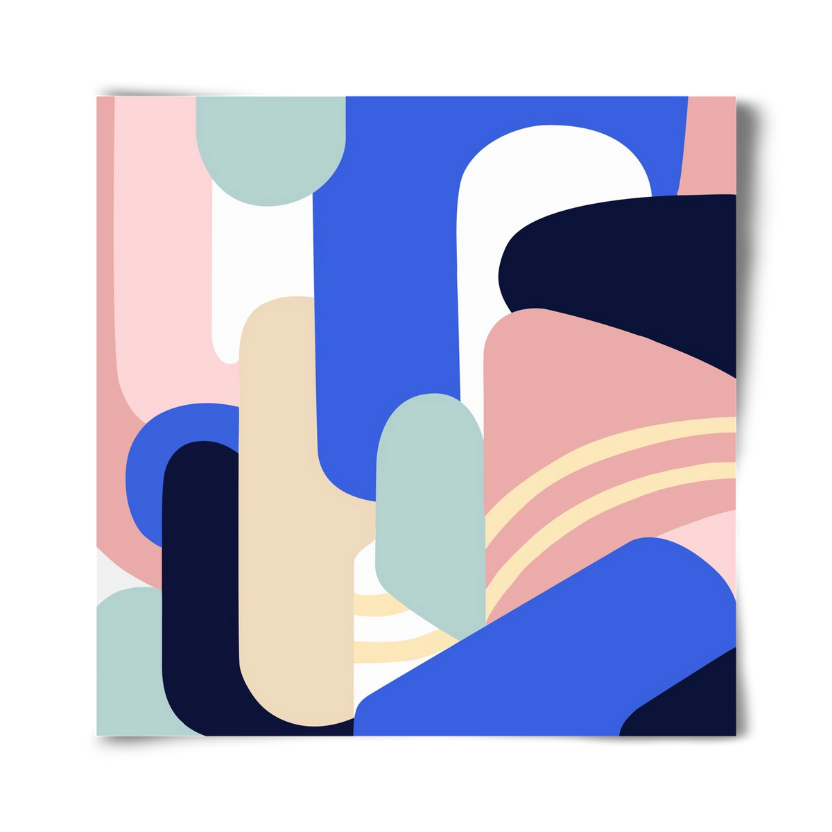 Someday mountains II., 40x40 cm, Keret nélkül