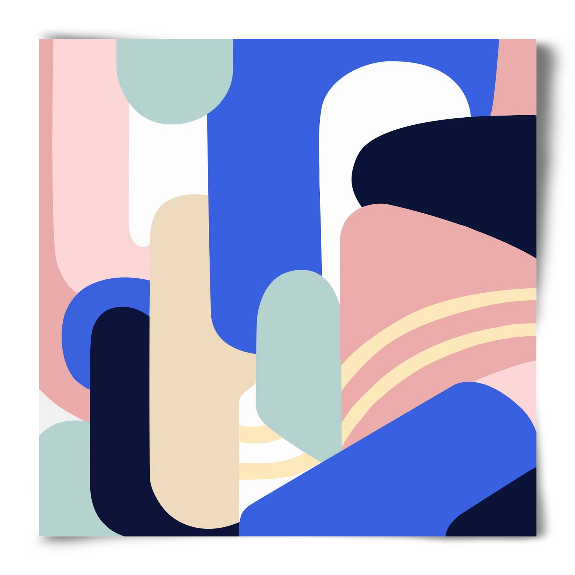 Someday mountains II., 50x50 cm, Keret nélkül