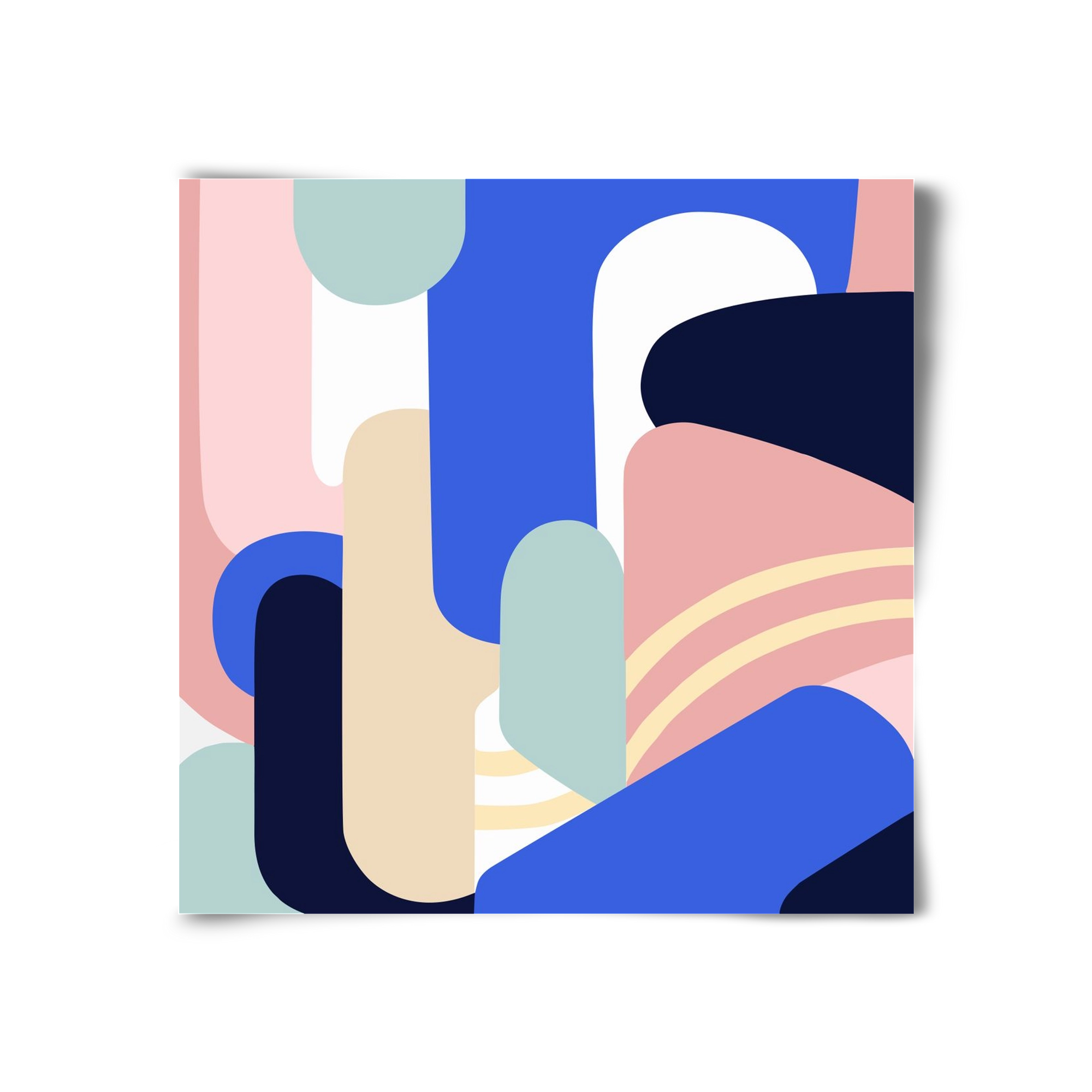 Someday mountains II., 30x30 cm, Keret nélkül