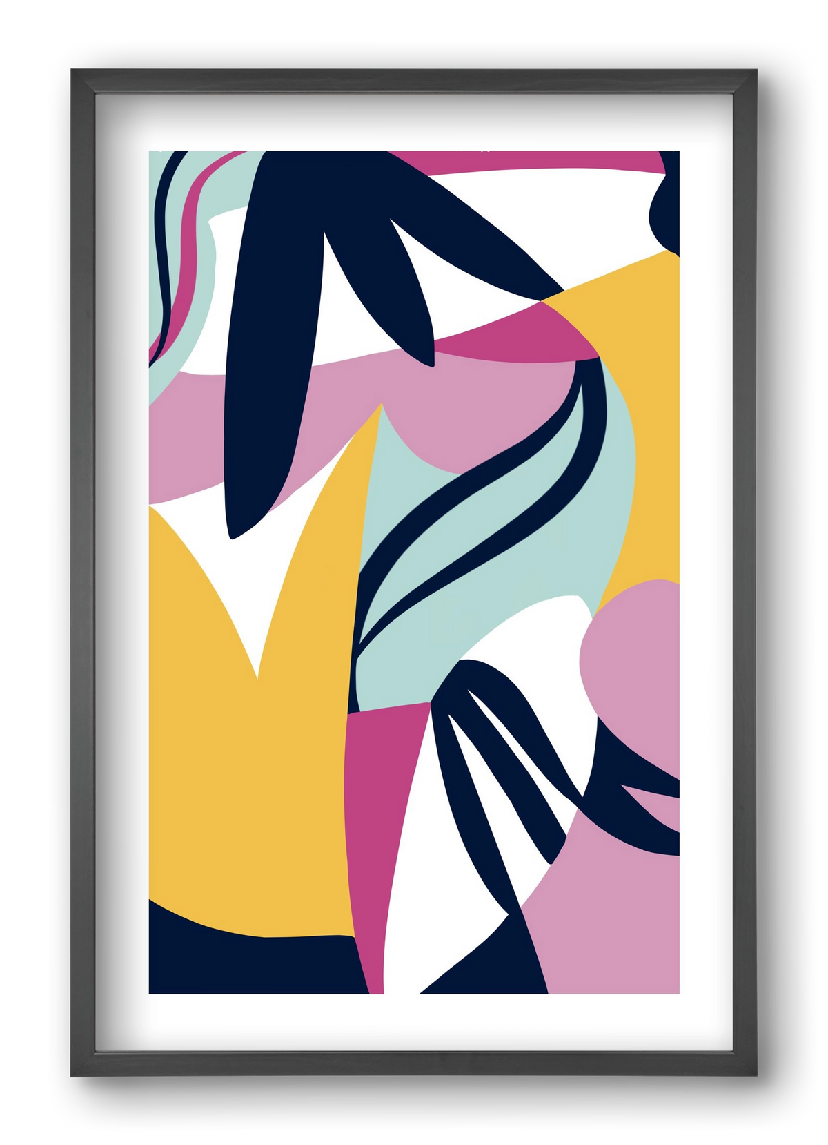 Tropics, 40x60 cm (40x60 cm), Fekete keret