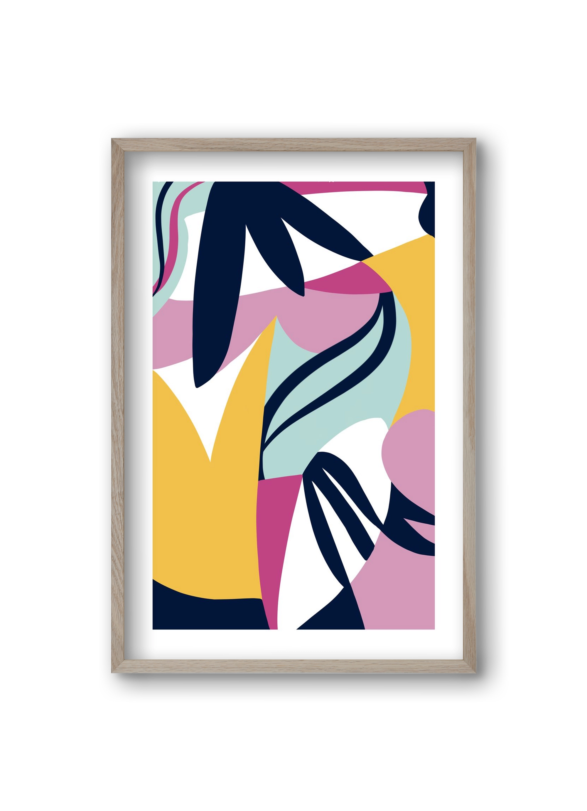 Tropics, 20x30 cm (20x30 cm), Tölgy keret