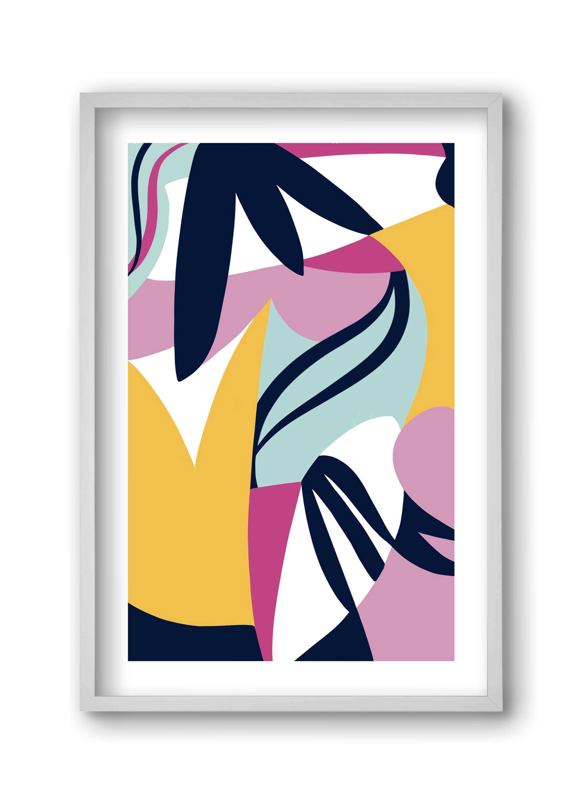 Tropics, 30x45 cm (30x45 cm), Fehér keret