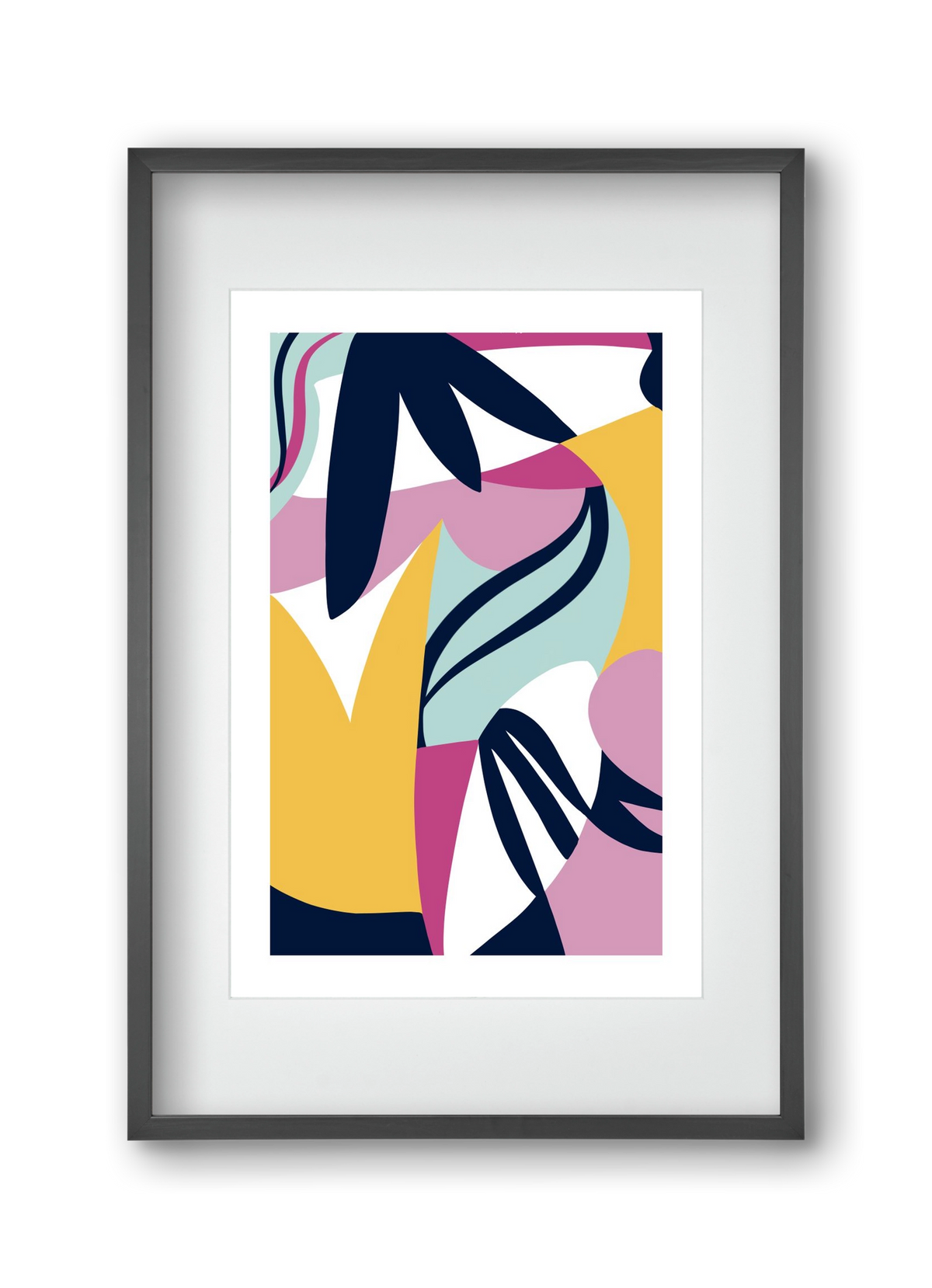 Tropics, 30x45 cm (20x30 cm), Fekete keret, paszpartuval