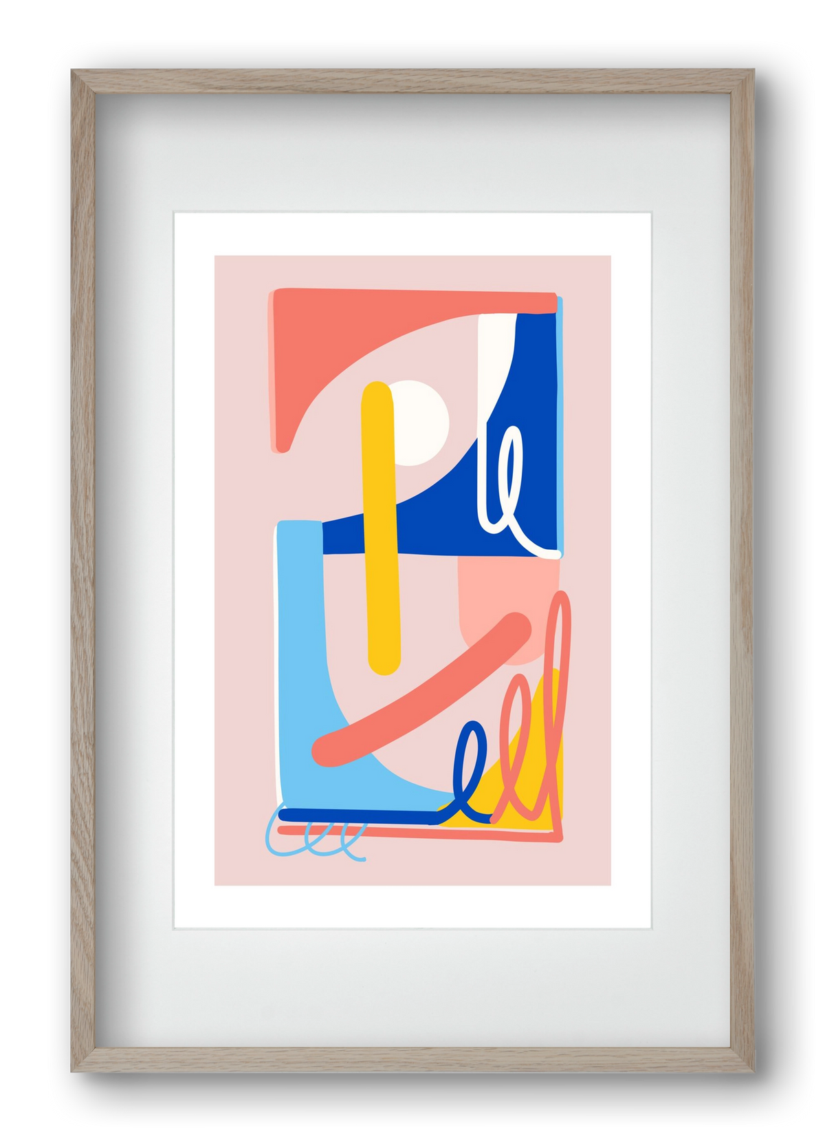 The Poolside, 40x60 cm (30x45 cm), Tölgy keret, paszpartuval