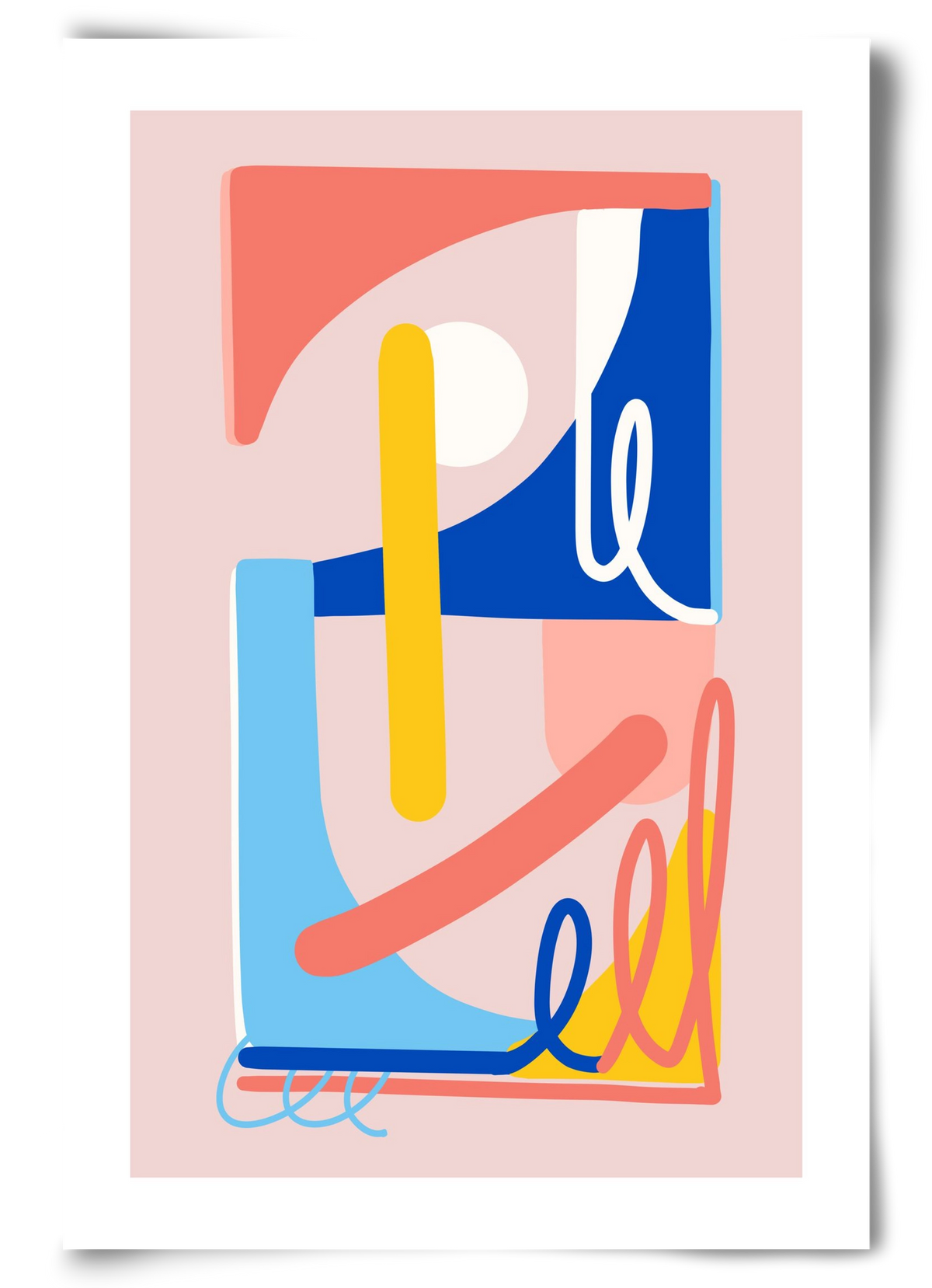 The Poolside, 60x90 cm, Keret nélkül