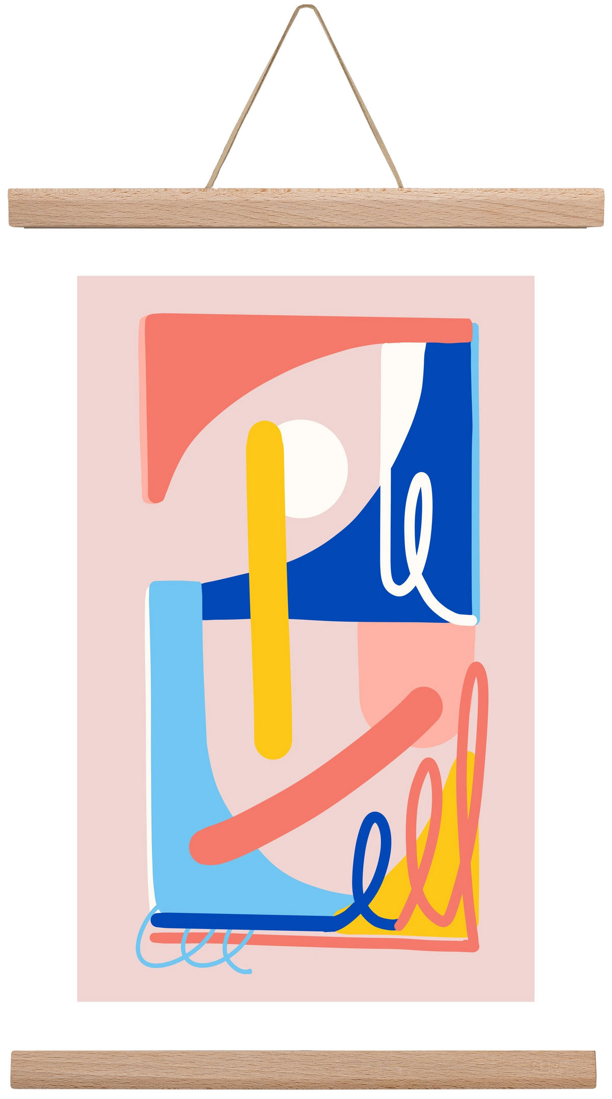 The Poolside, 30x45 cm (30x45 cm), Tölgy akasztó