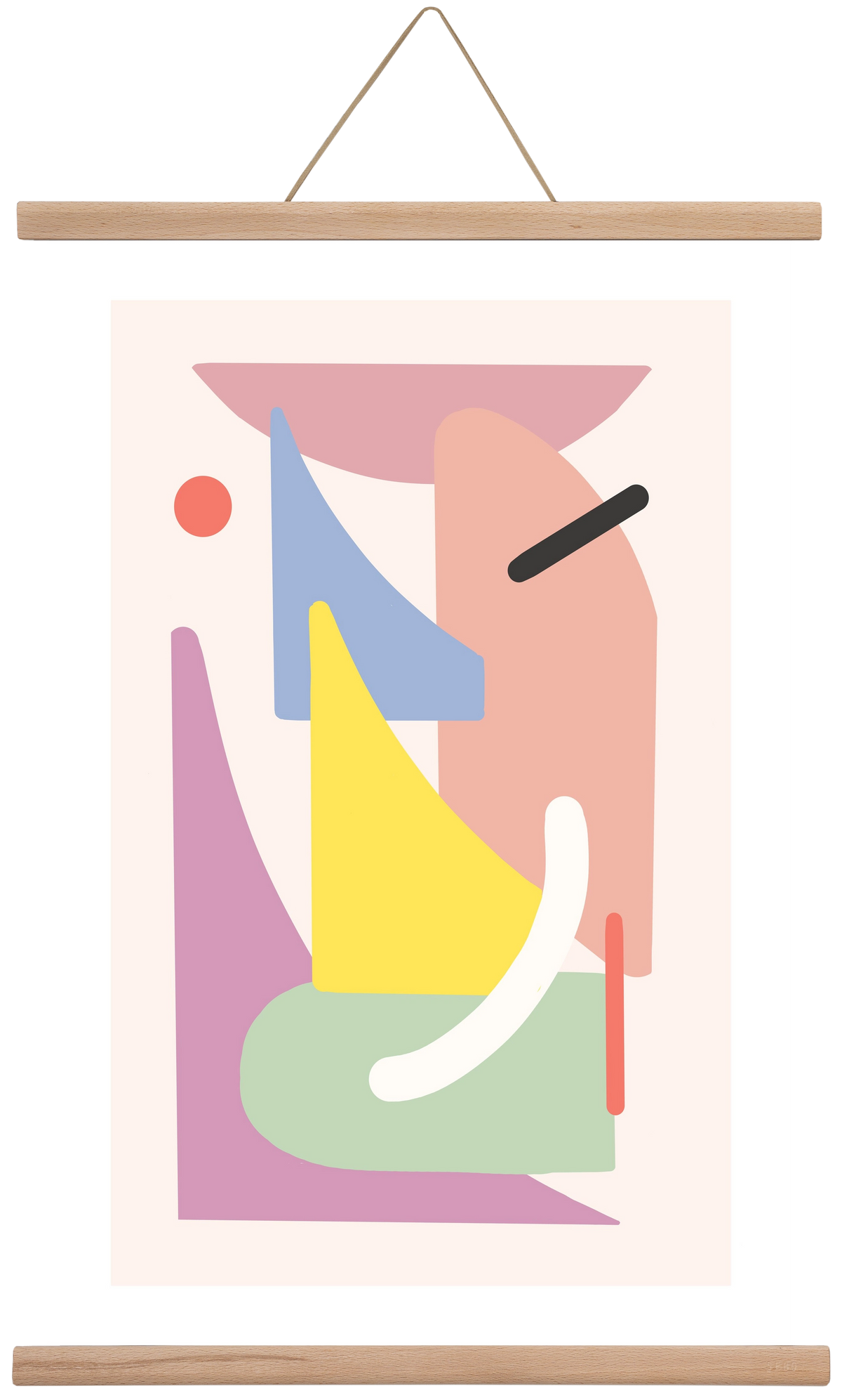 The playground, 40x60 cm (40x60 cm), Tölgy akasztó