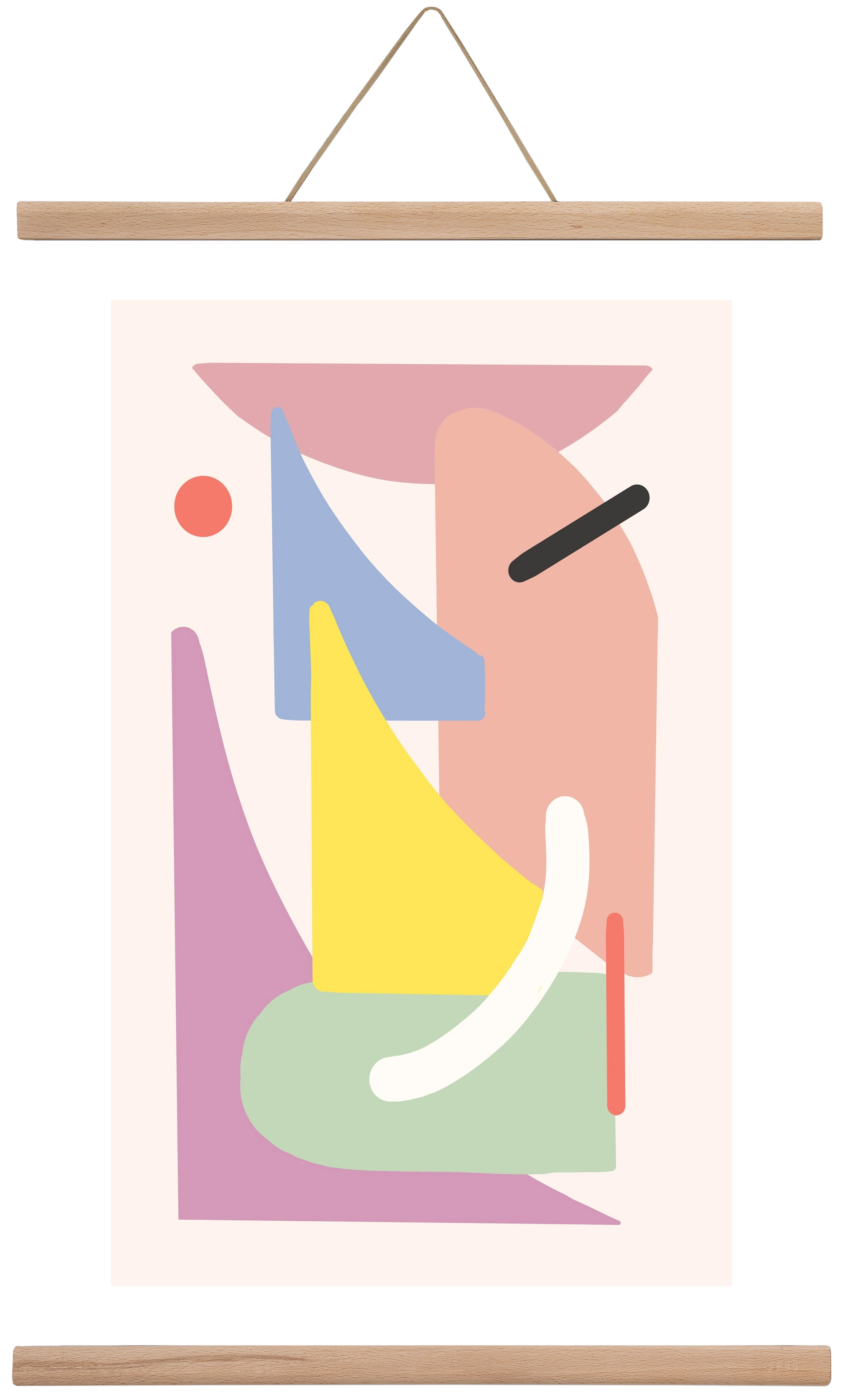 The playground, 40x60 cm (40x60 cm), Tölgy akasztó