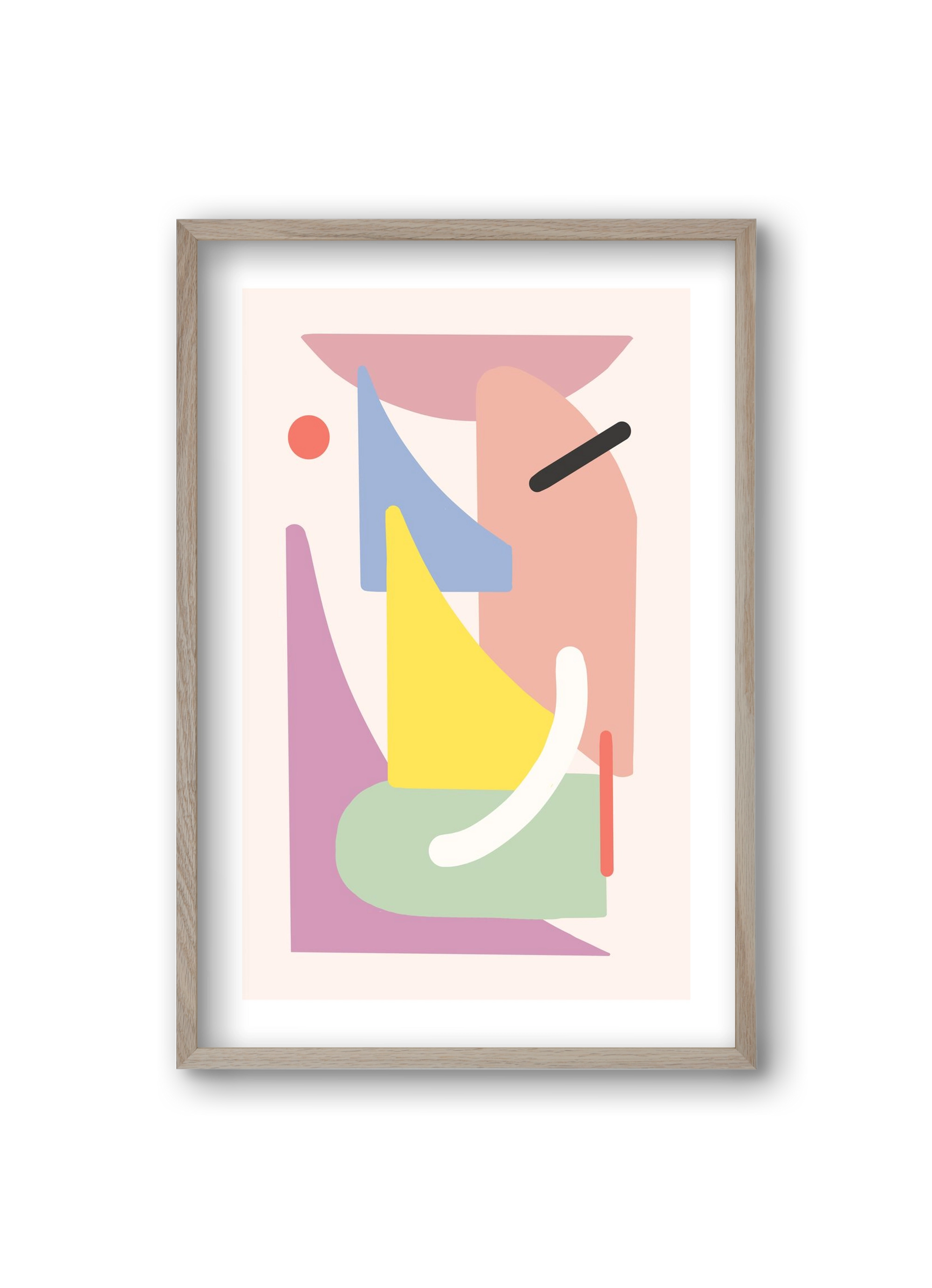 The playground, 20x30 cm (20x30 cm), Tölgy keret