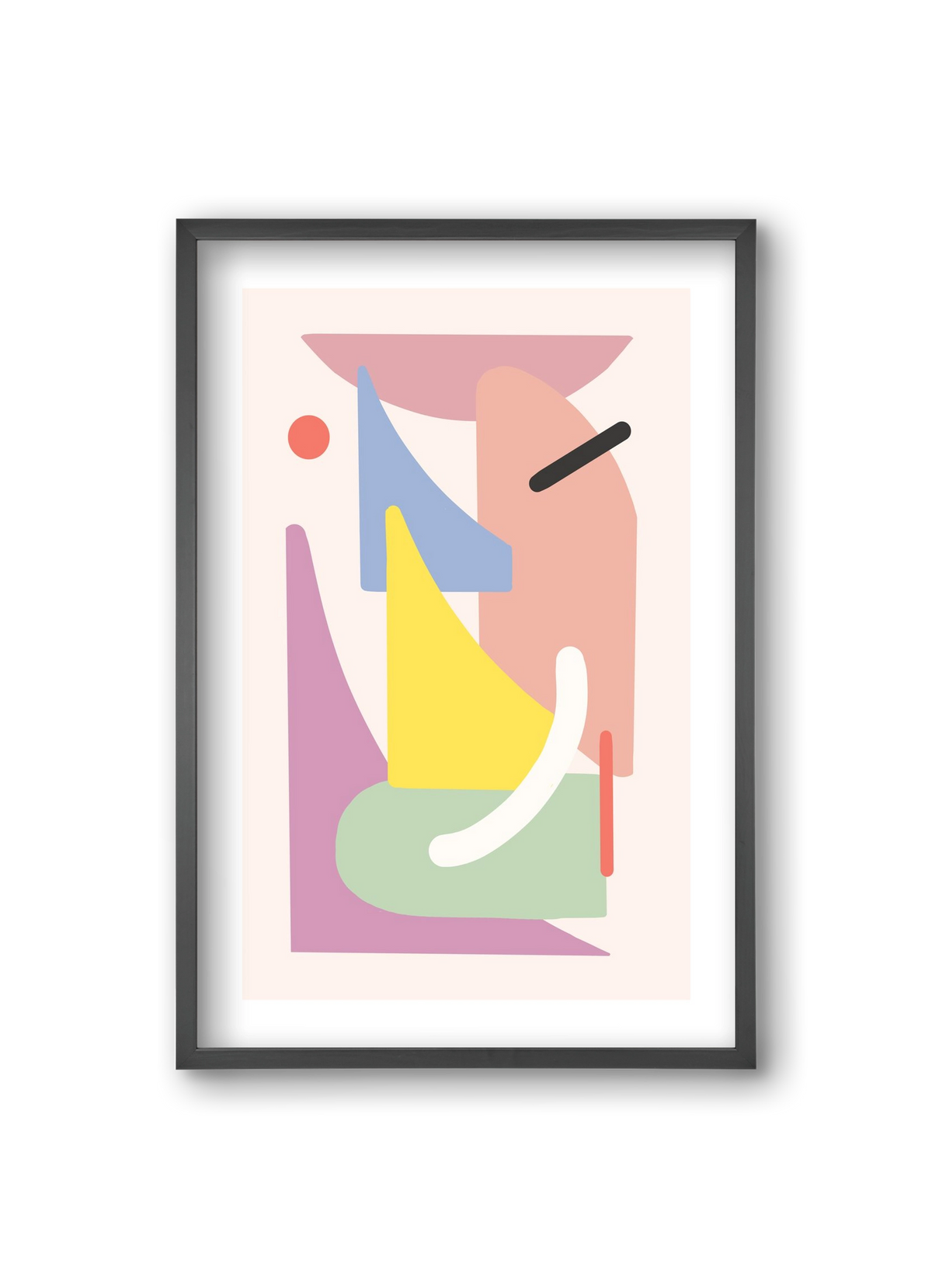 The playground, 20x30 cm (20x30 cm), Fekete keret