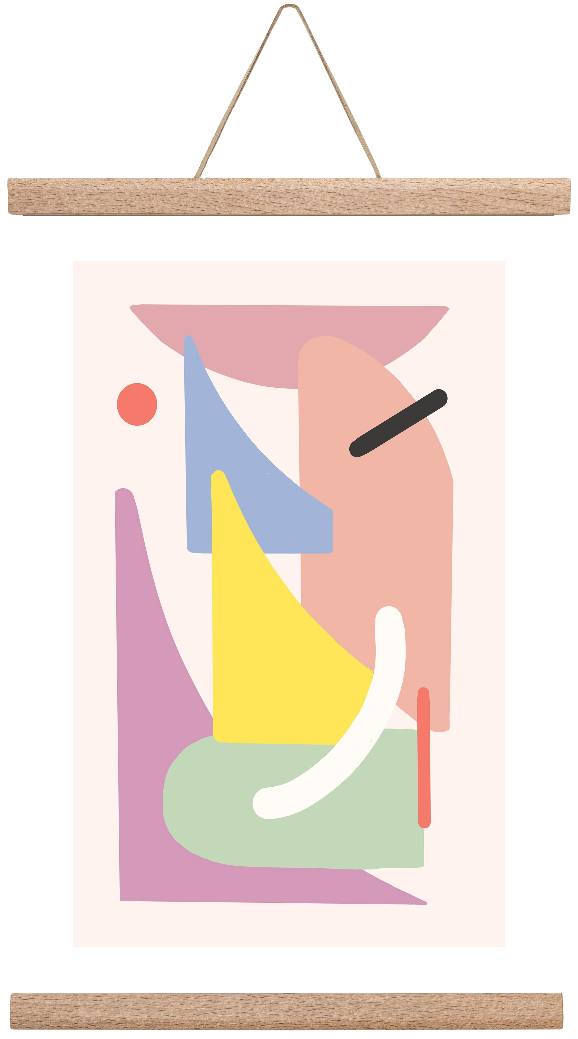 The playground, 30x45 cm (30x45 cm), Tölgy akasztó