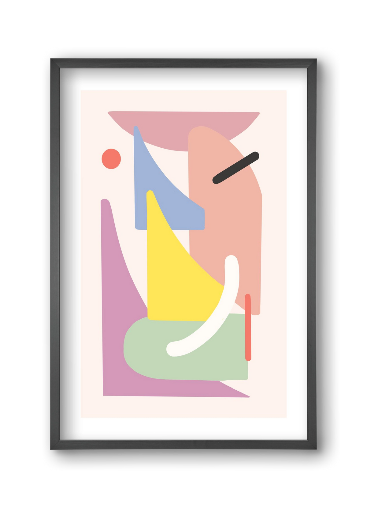 The playground, 30x45 cm (30x45 cm), Fekete keret