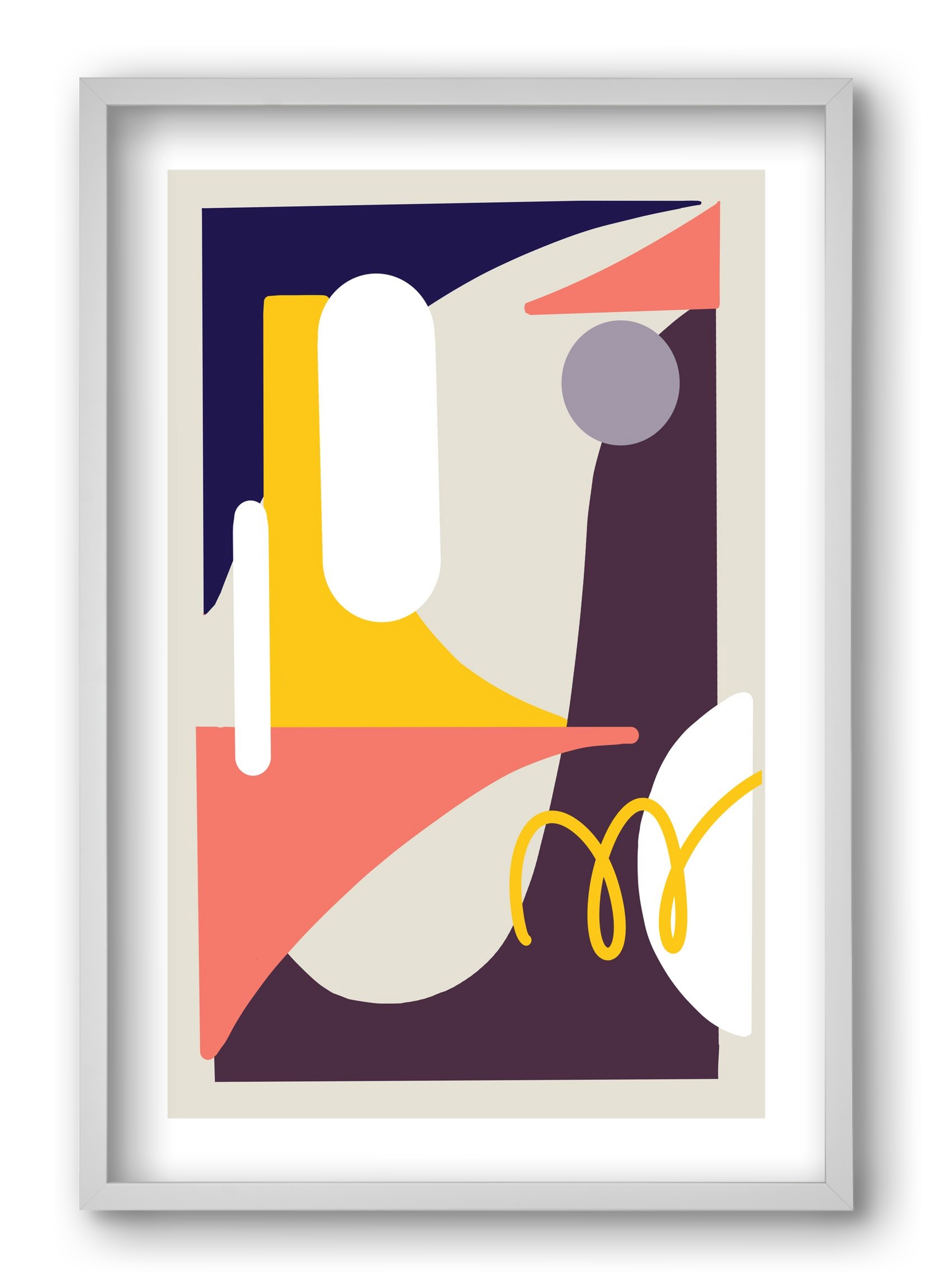 The Canyons, 40x60 cm (40x60 cm), Fehér keret